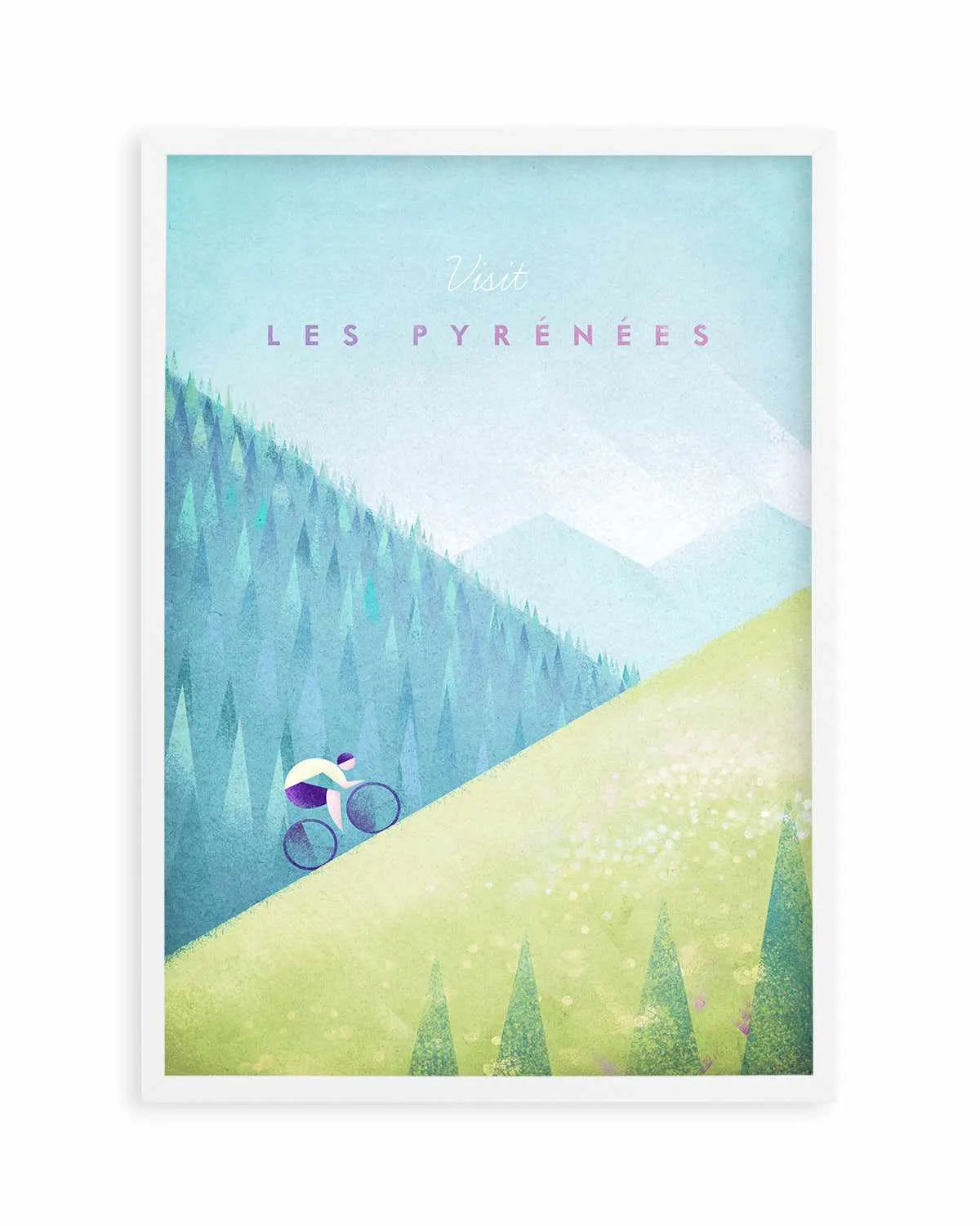 Les Pyrenees by Henry Rivers Art Print from Olive et Oriel where you can shop wallpaper and artworks online