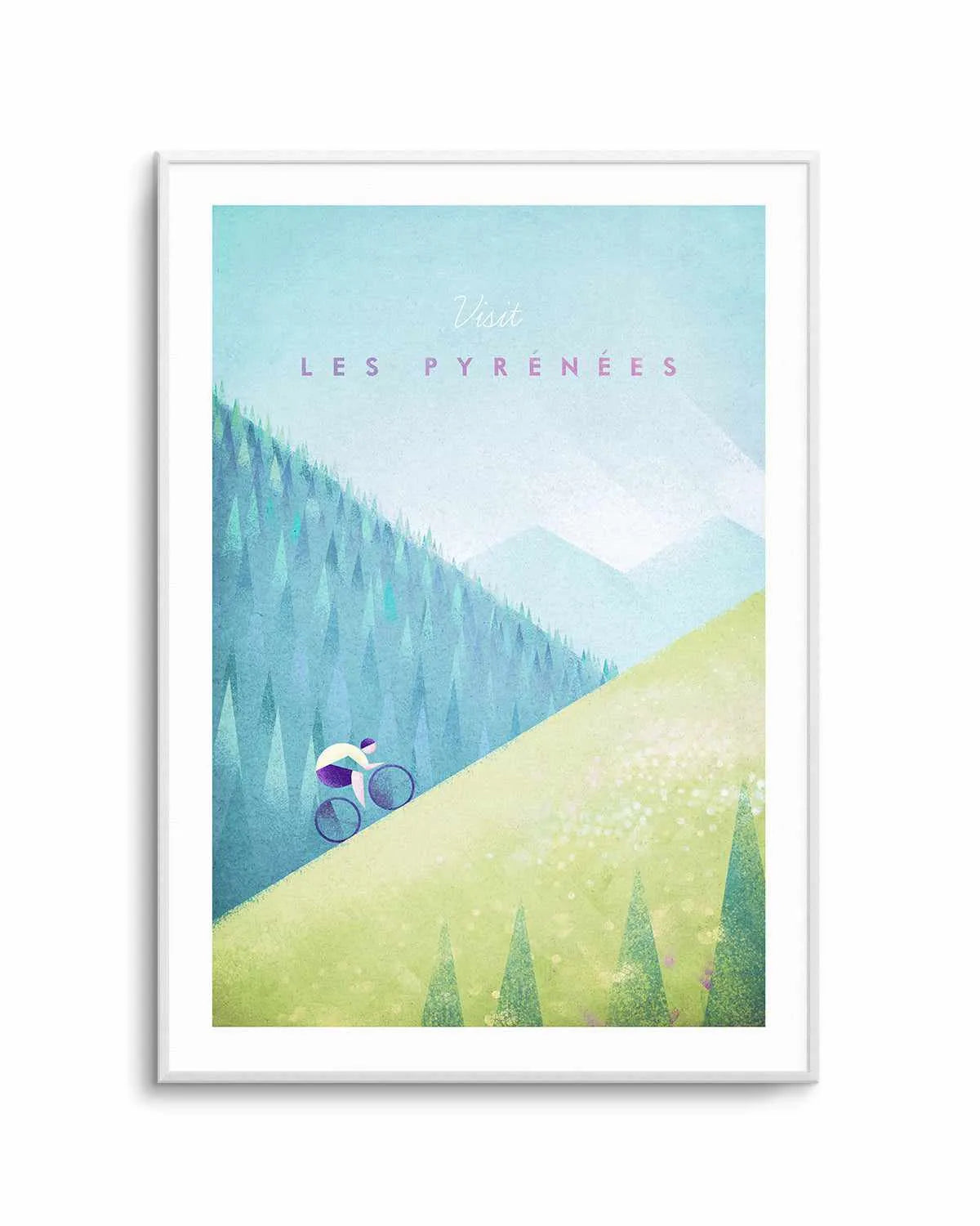 Les Pyrenees by Henry Rivers Art Print from Olive et Oriel where you can shop wallpaper and artworks online