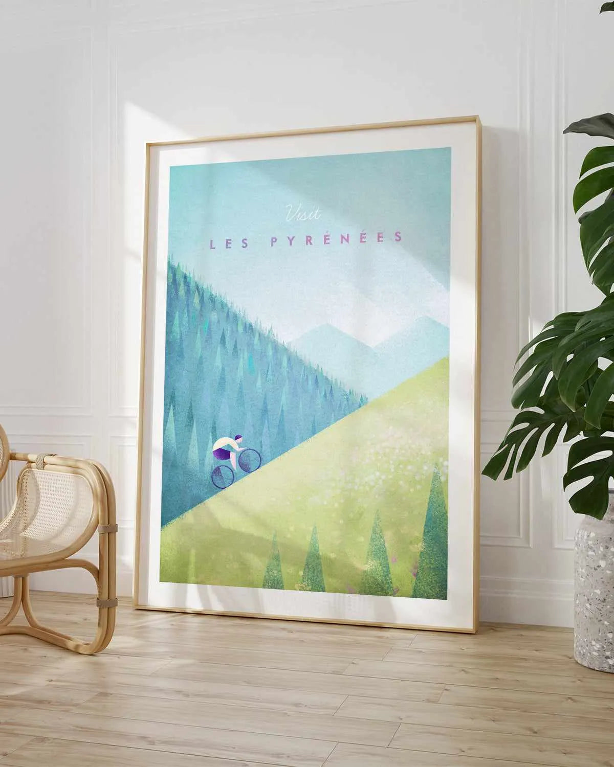 Les Pyrenees by Henry Rivers Art Print from Olive et Oriel where you can shop wallpaper and artworks online