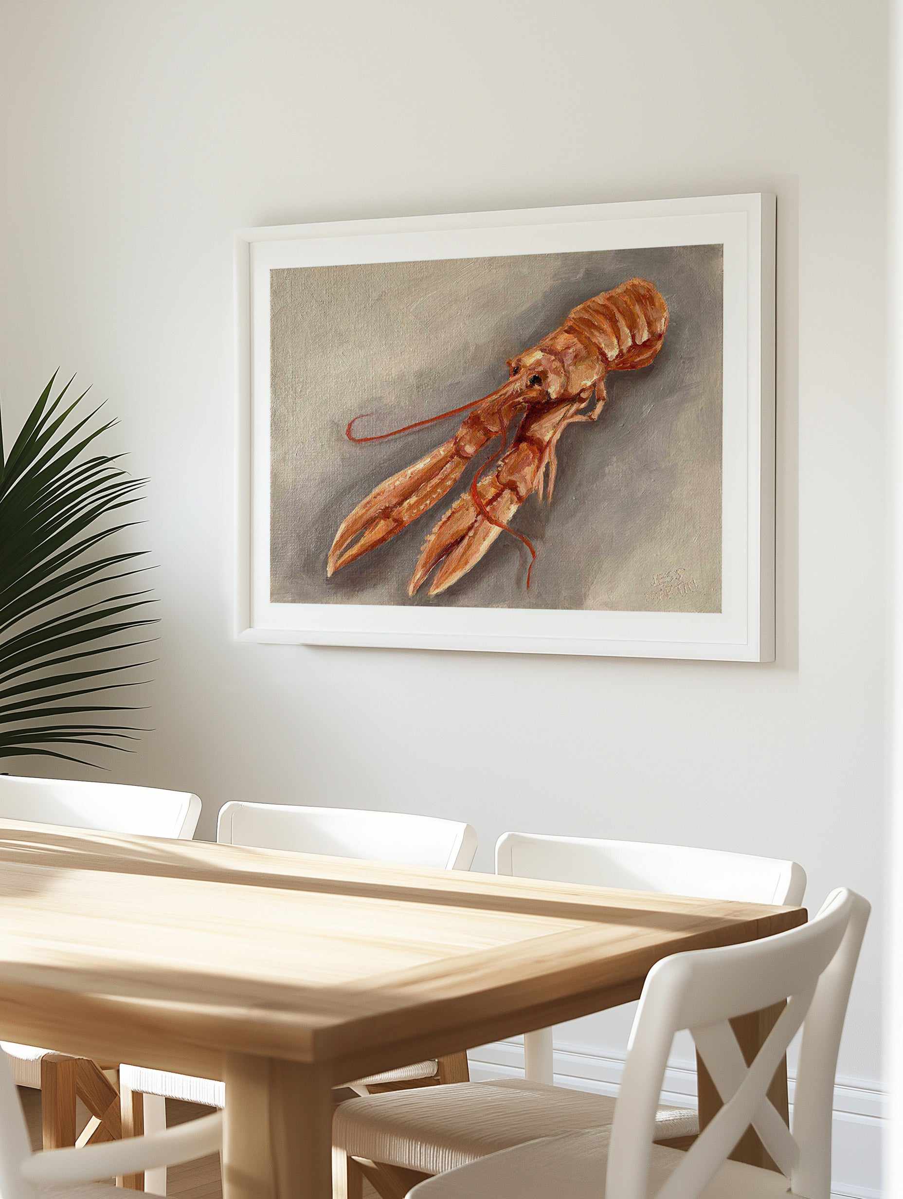 Lester The Langoustine by Jess Martin | Art Print