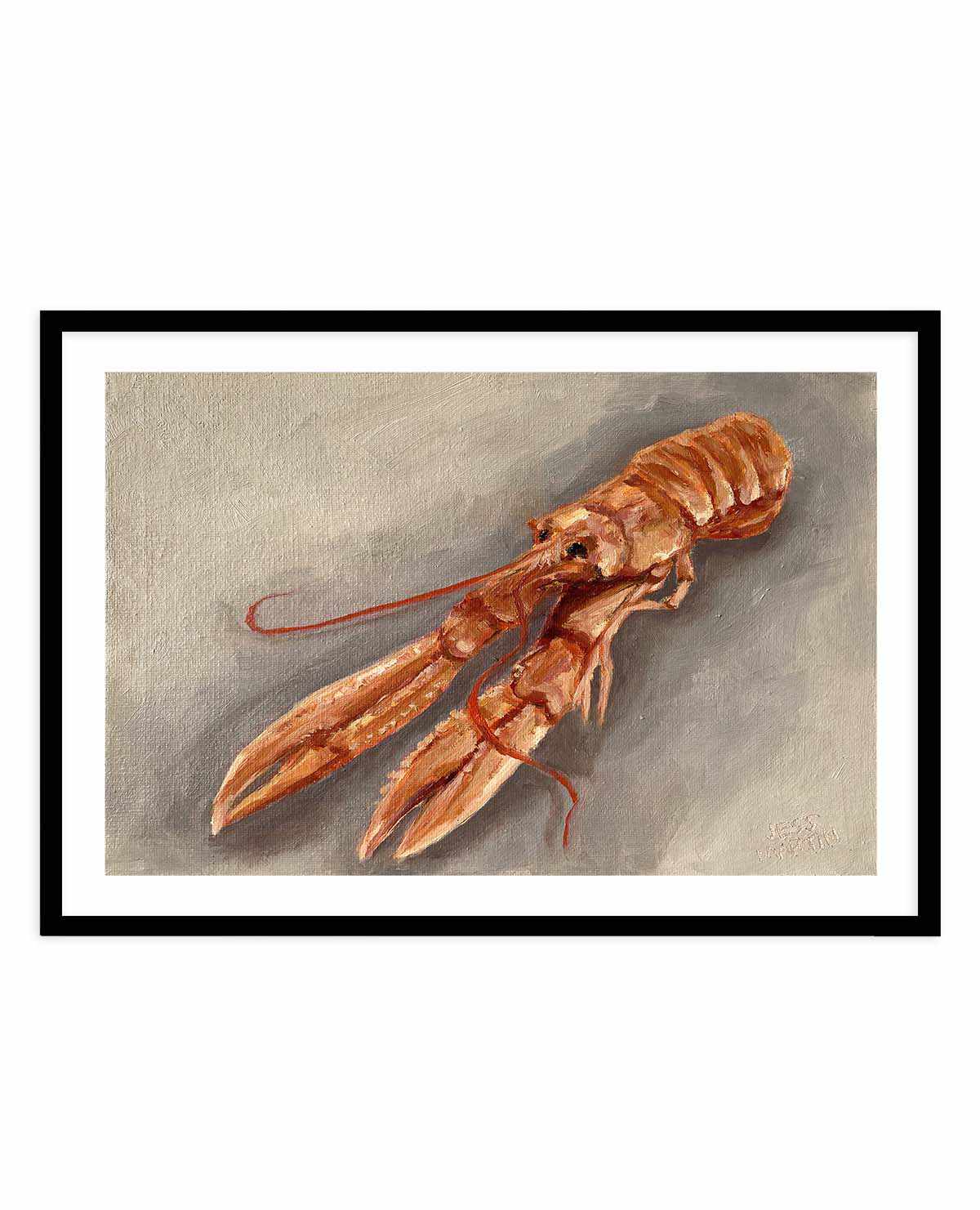 Lester The Langoustine by Jess Martin | Art Print