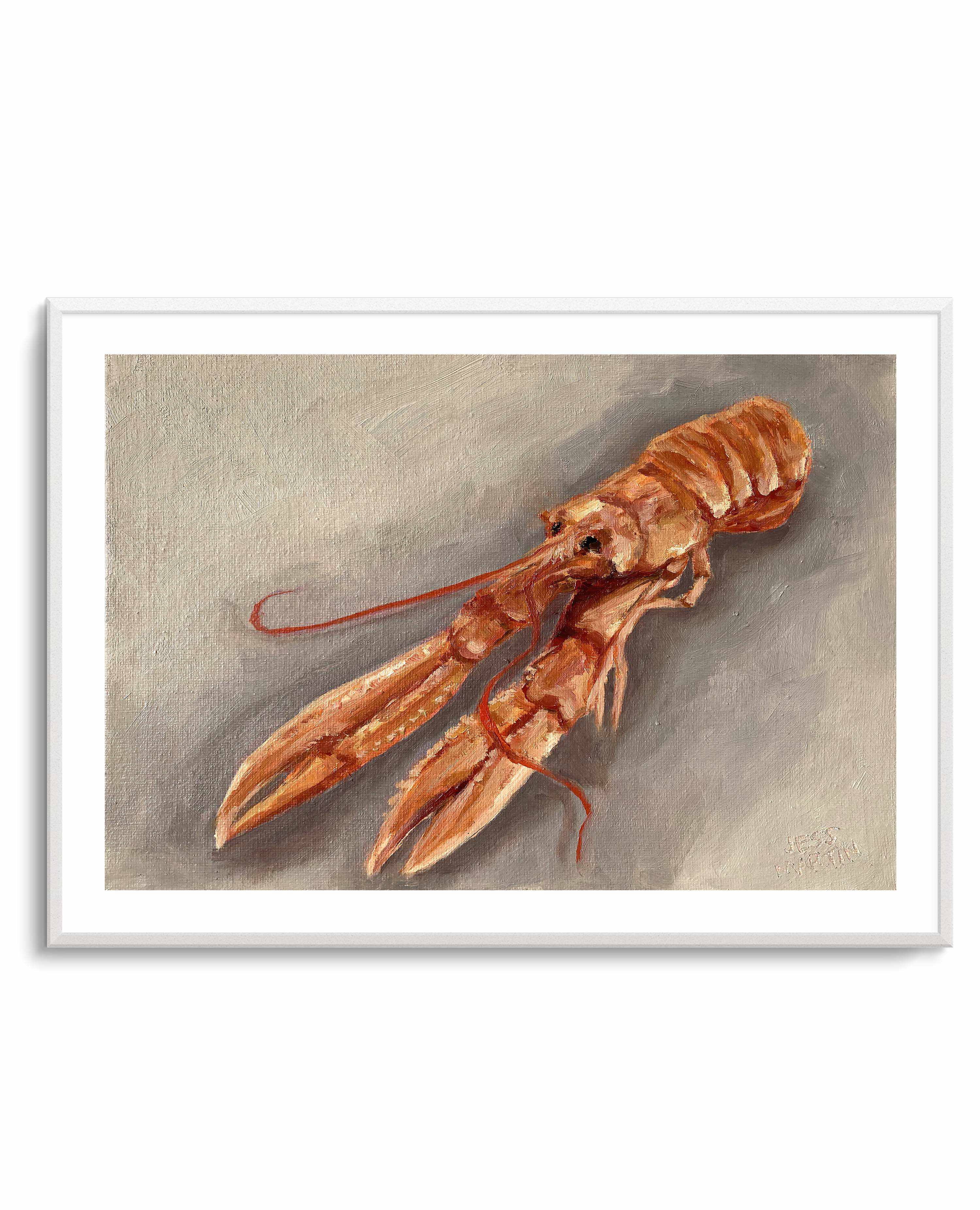 Lester The Langoustine by Jess Martin | Art Print