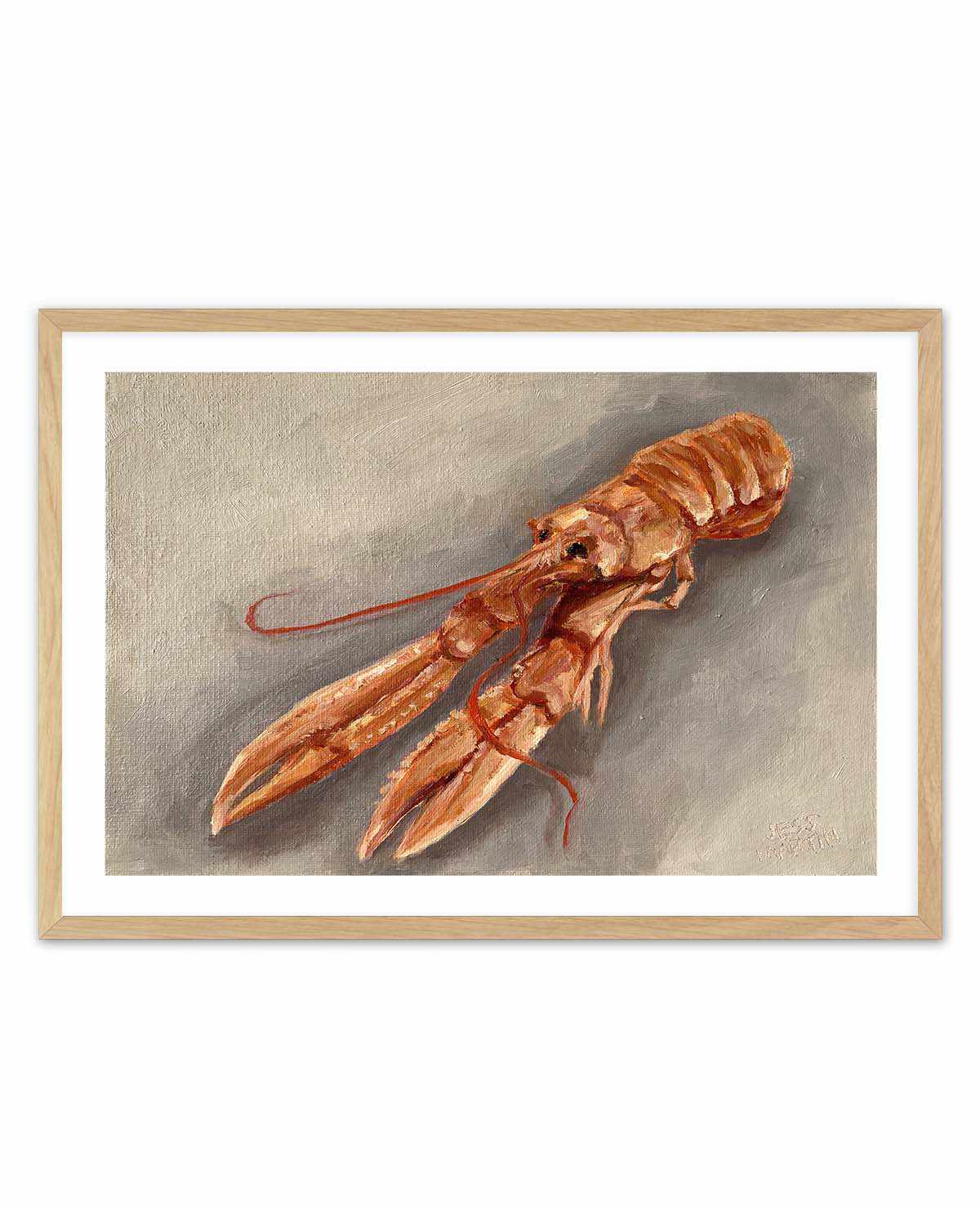 Lester The Langoustine by Jess Martin | Art Print