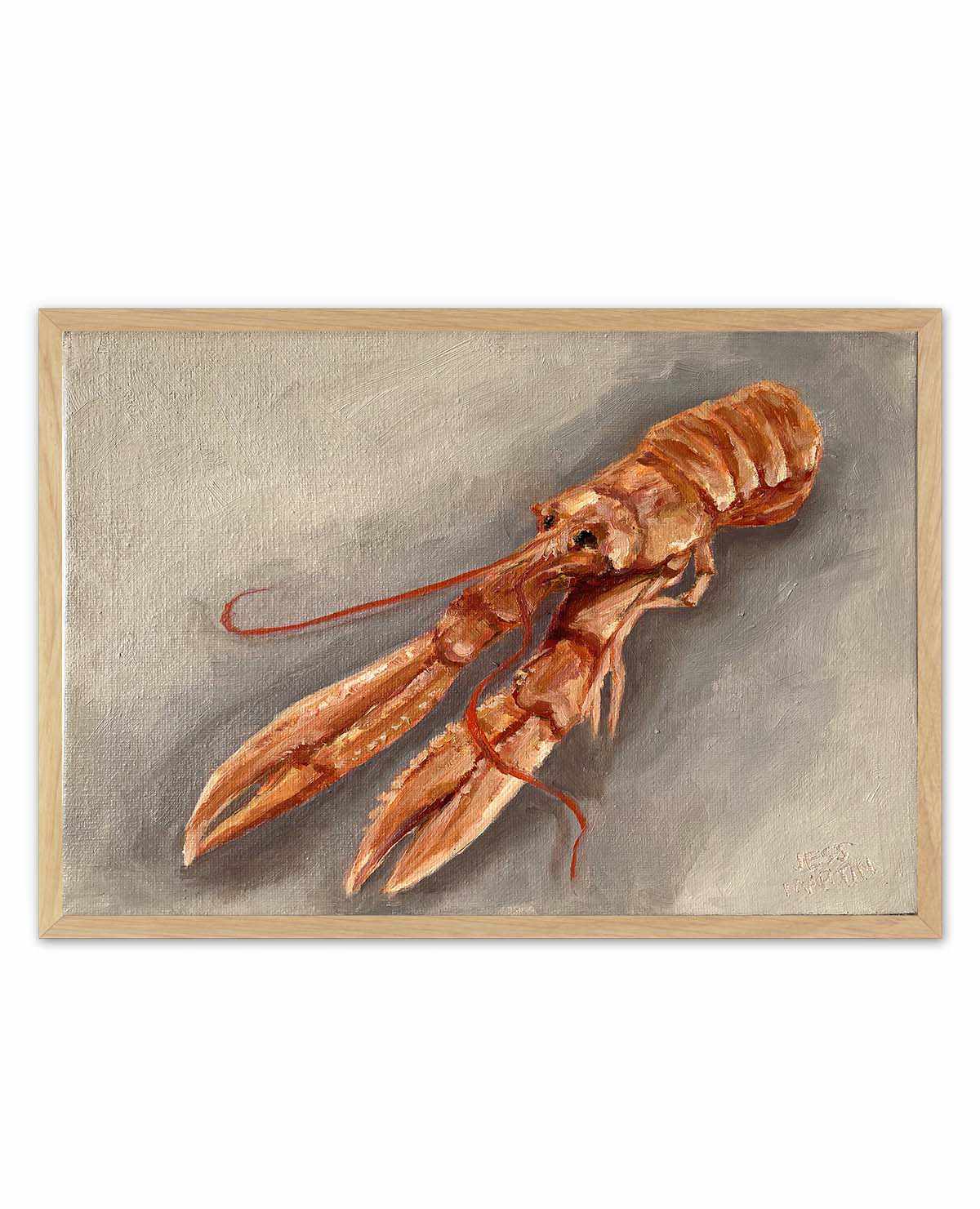 Lester The Langoustine by Jess Martin | Art Print