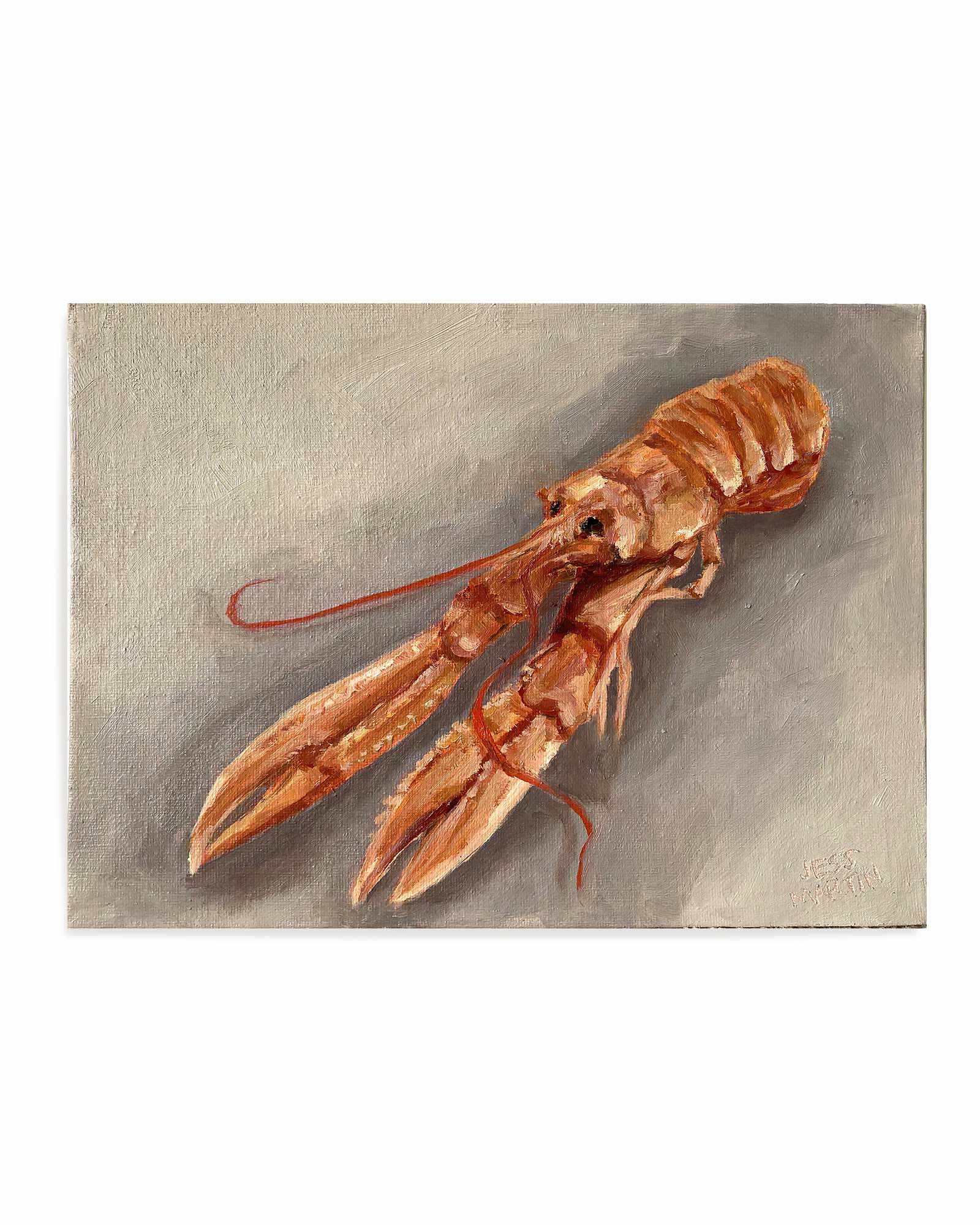 Lester The Langoustine by Jess Martin | Art Print