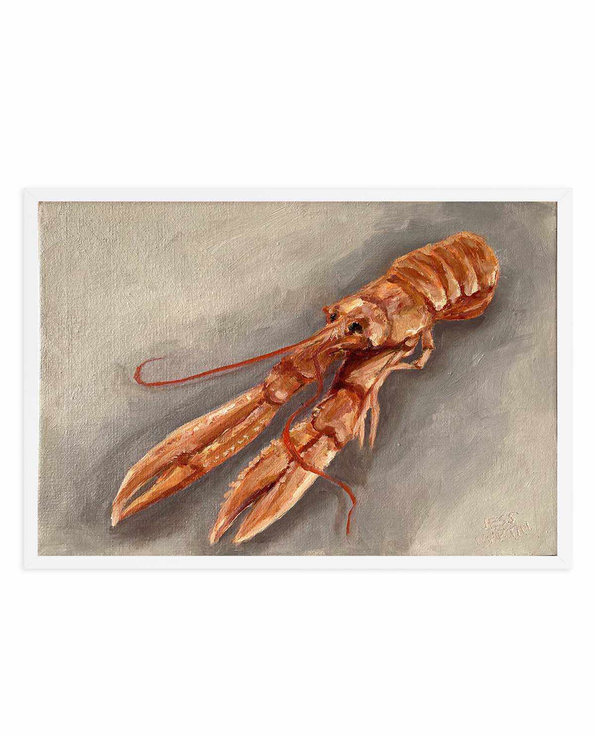 Lester The Langoustine by Jess Martin | Art Print