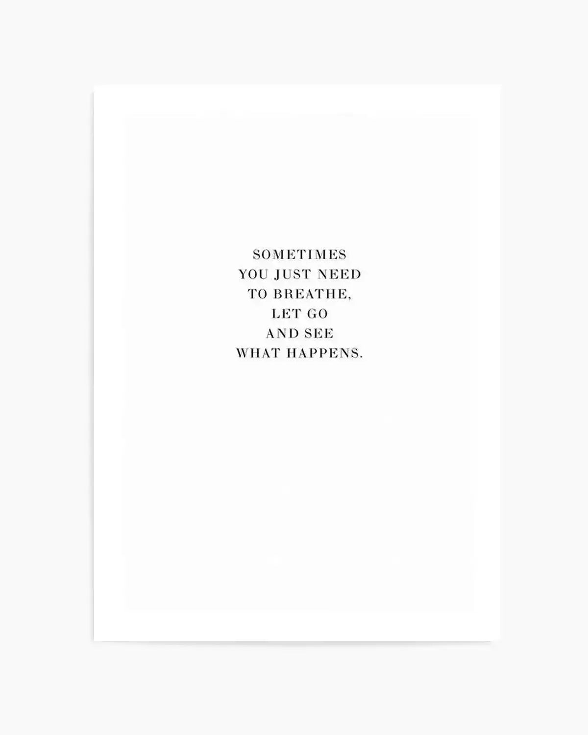 Let Go Art Print from Olive et Oriel where you can shop wallpaper and artworks online