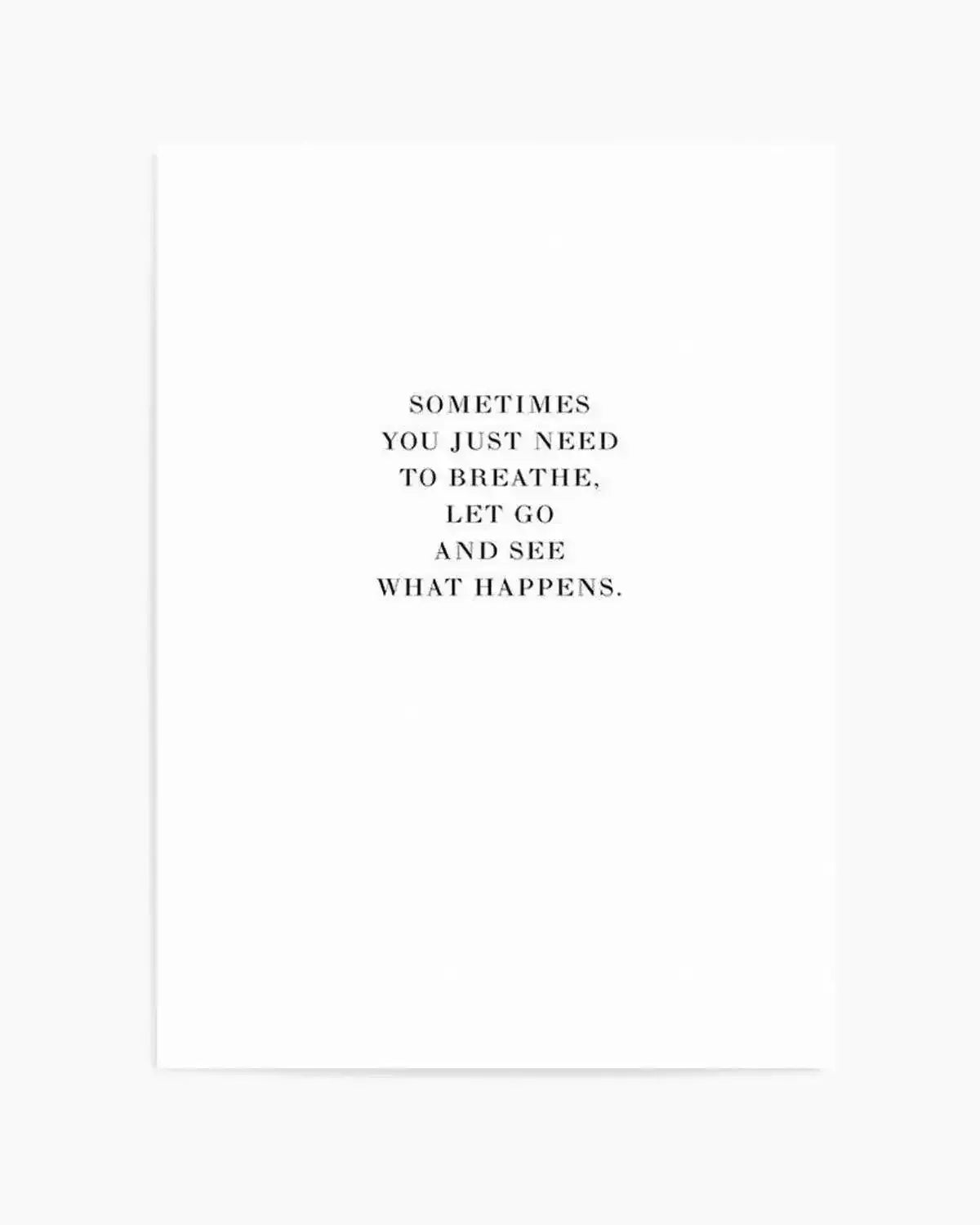 Let Go Art Print from Olive et Oriel where you can shop wallpaper and artworks online