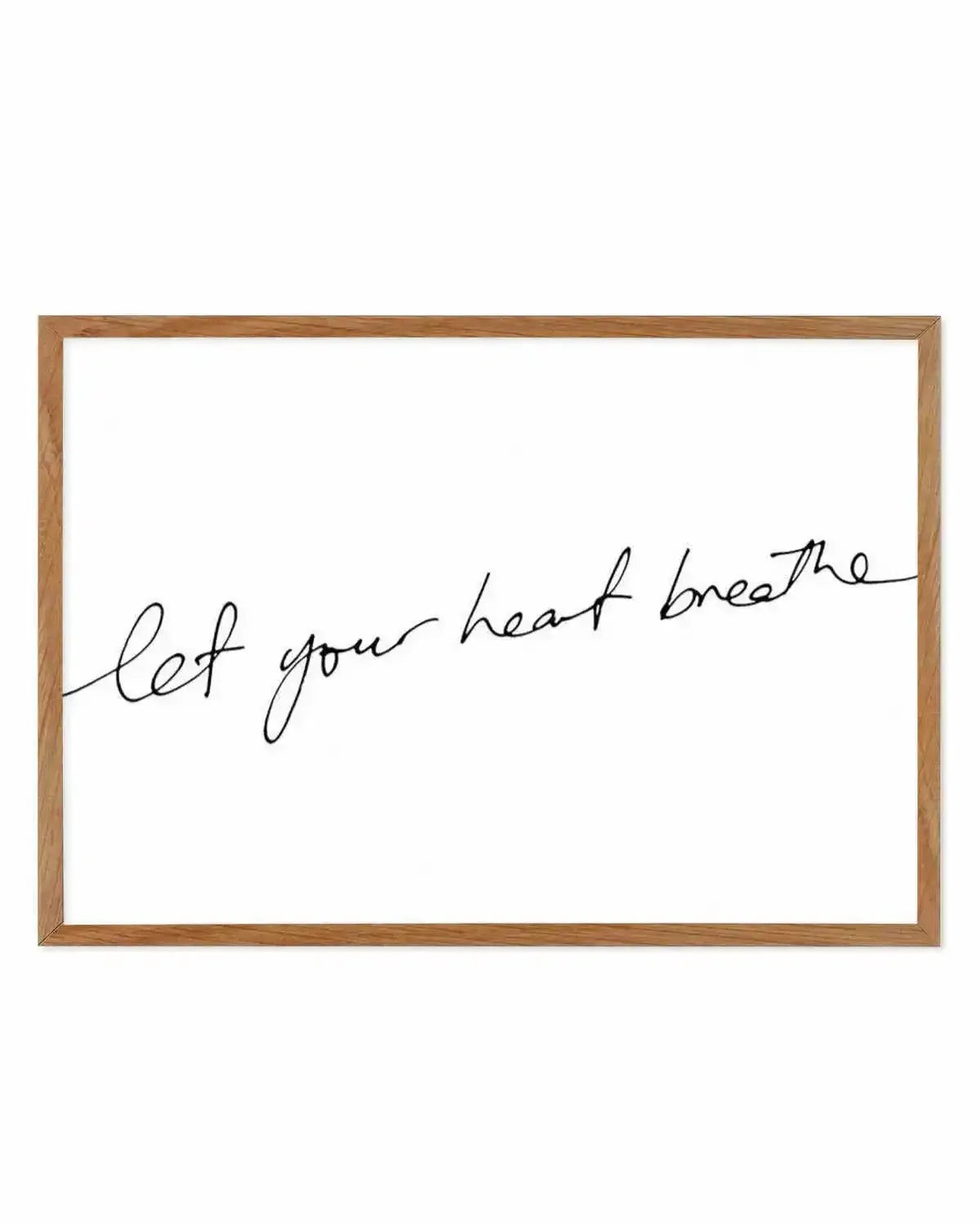 Let Your Heart Breathe Art Print from Olive et Oriel where you can shop wallpaper and artworks online