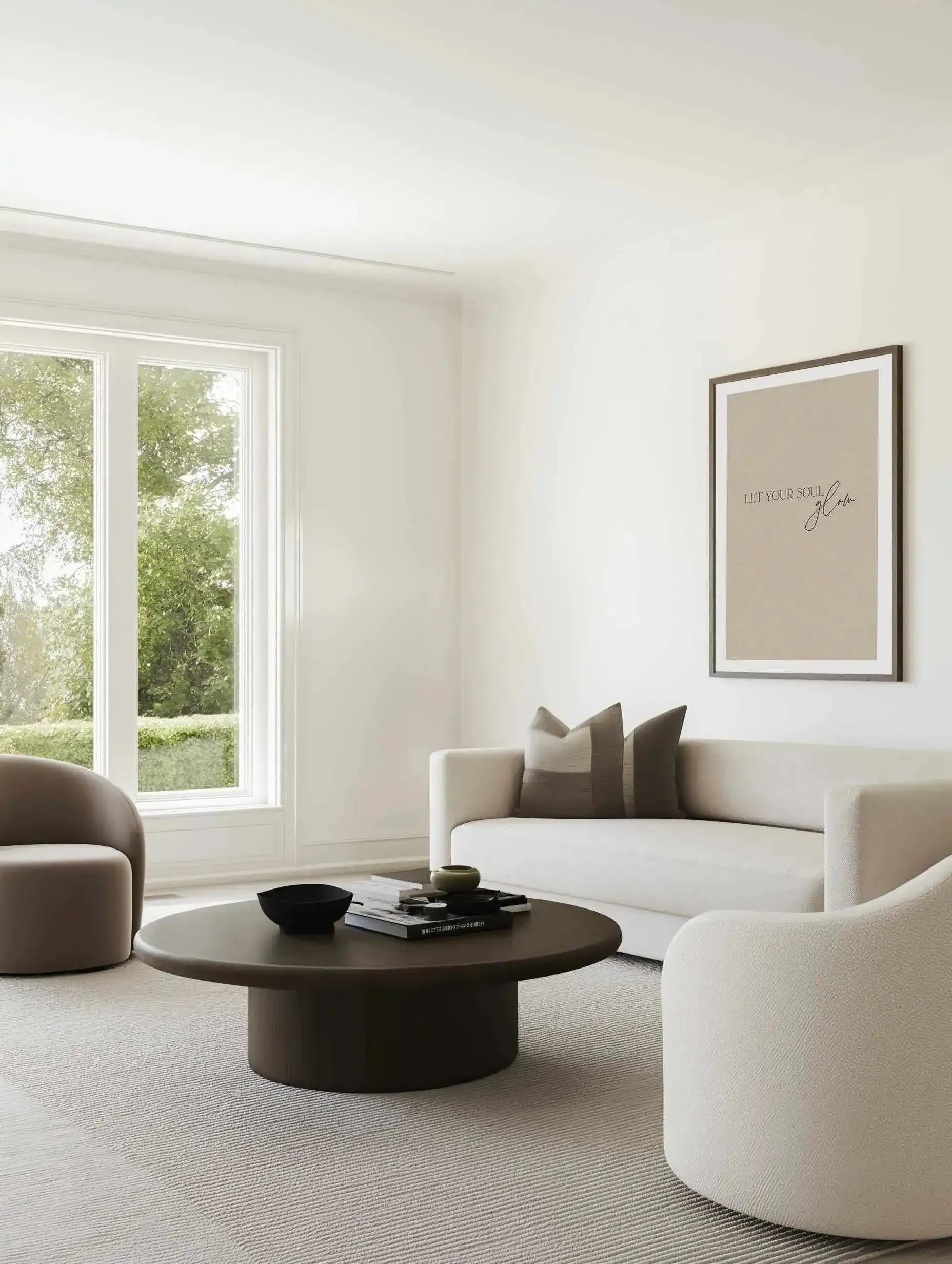 Let Your Soul Glow Art Print from Olive et Oriel where you can shop wallpaper and artworks online