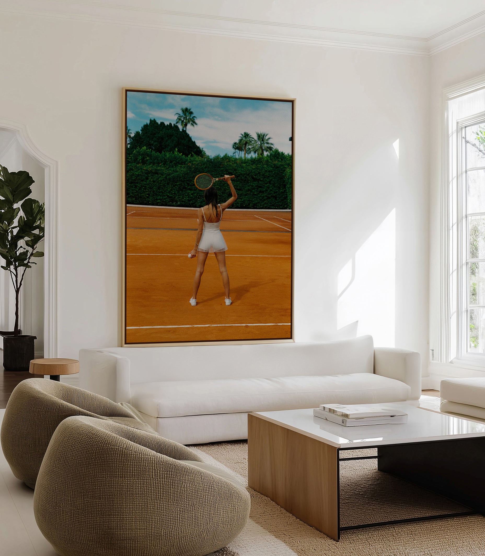 Let's Play by Carson Grzegorczyk | Framed Canvas Art Print