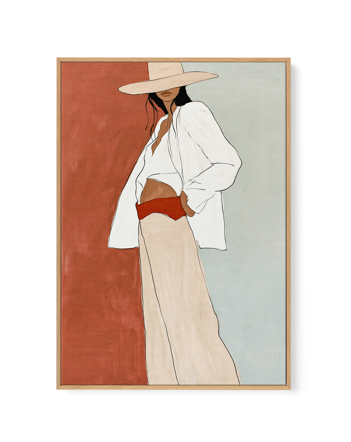 Let's Ride | Framed Canvas Art Print