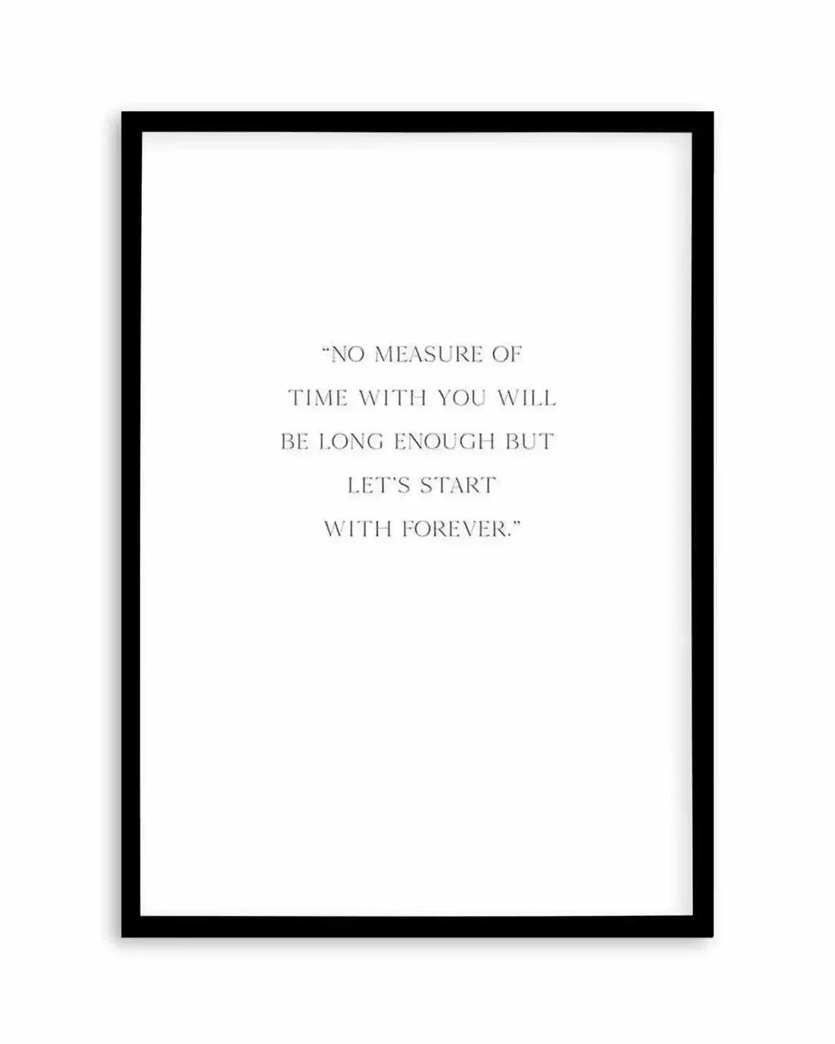 Let's Start With Forever Art Print from Olive et Oriel where you can shop wallpaper and artworks online