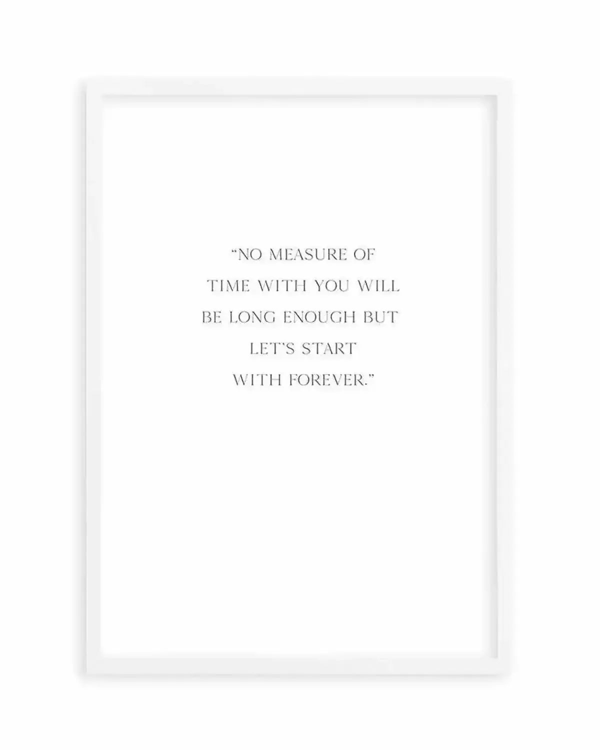 Let's Start With Forever Art Print from Olive et Oriel where you can shop wallpaper and artworks online