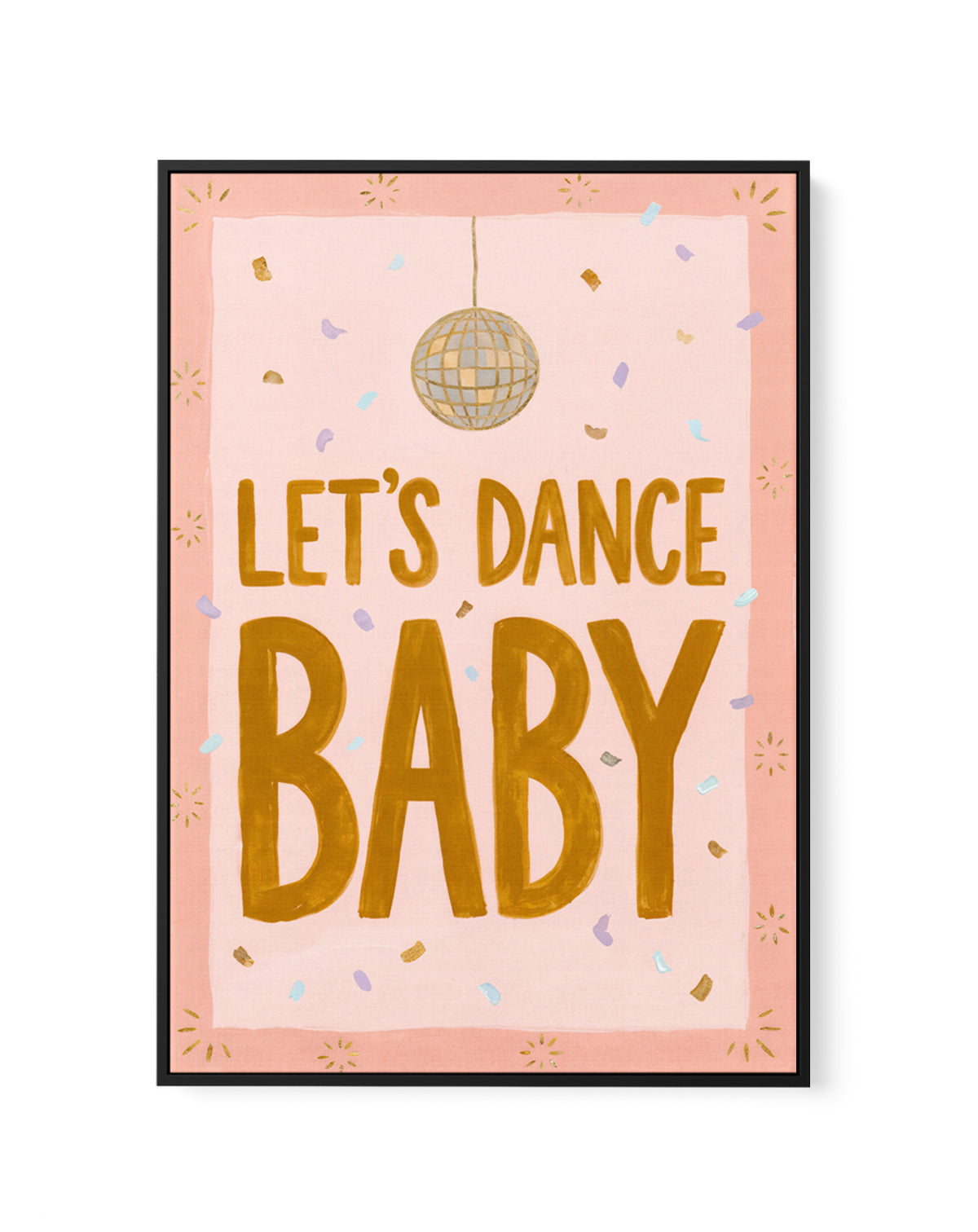 Lets Dance Baby | Framed Canvas Art Print