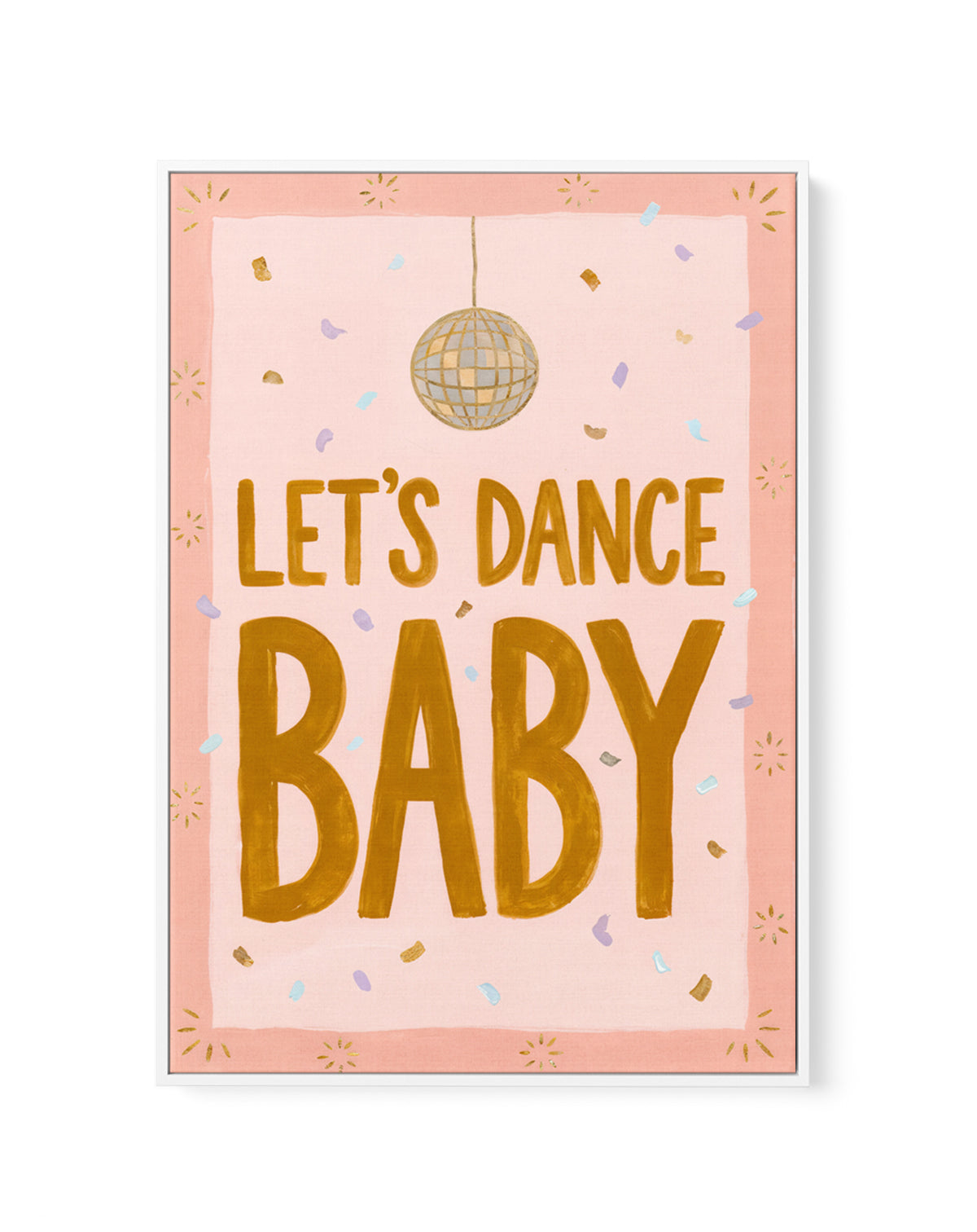 Lets Dance Baby | Framed Canvas Art Print