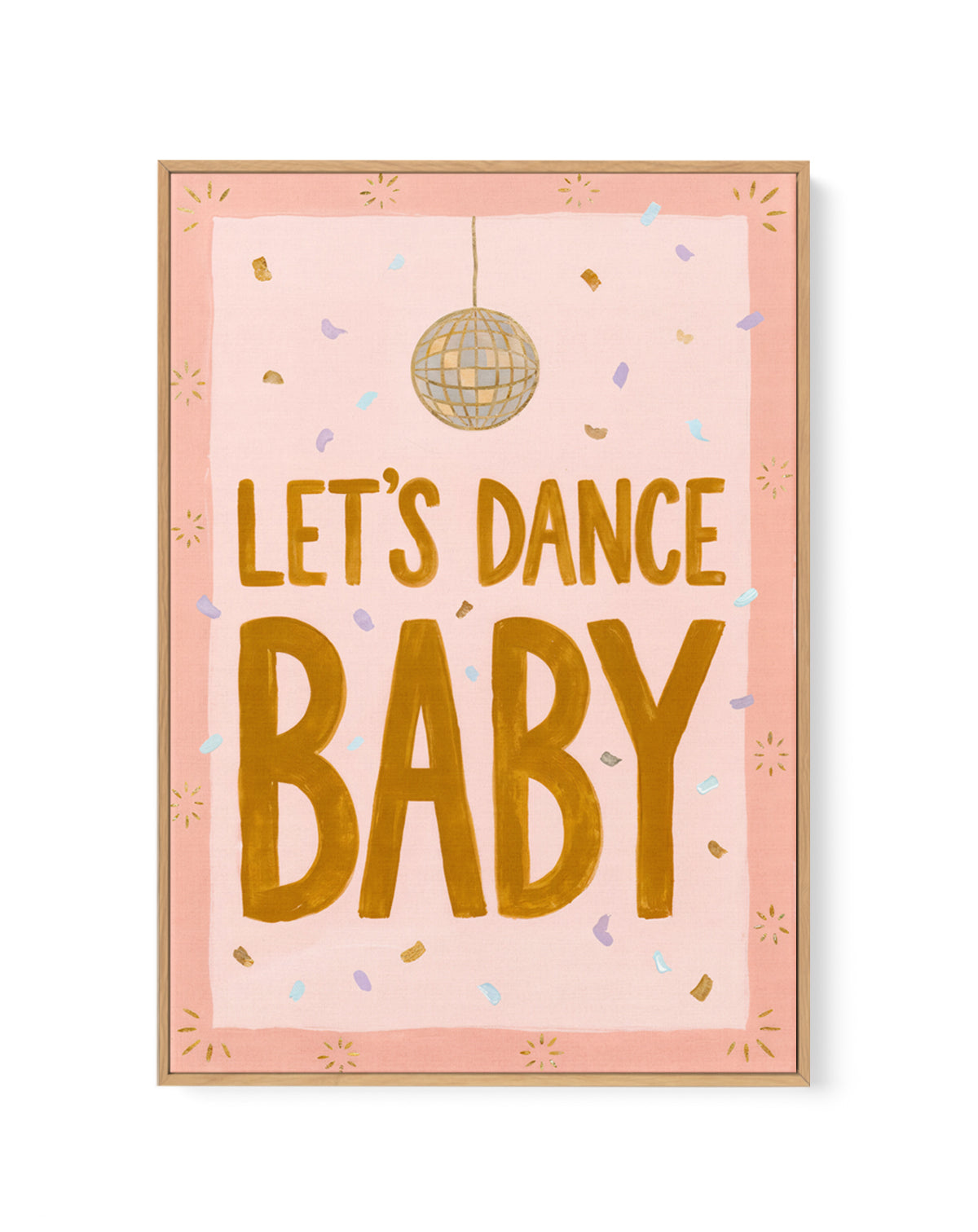 Lets Dance Baby | Framed Canvas Art Print