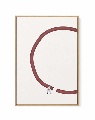 Let's Reconnect By Maarten Leon | Framed Canvas Art Print from Olive et Oriel where you can shop wallpaper and artworks online