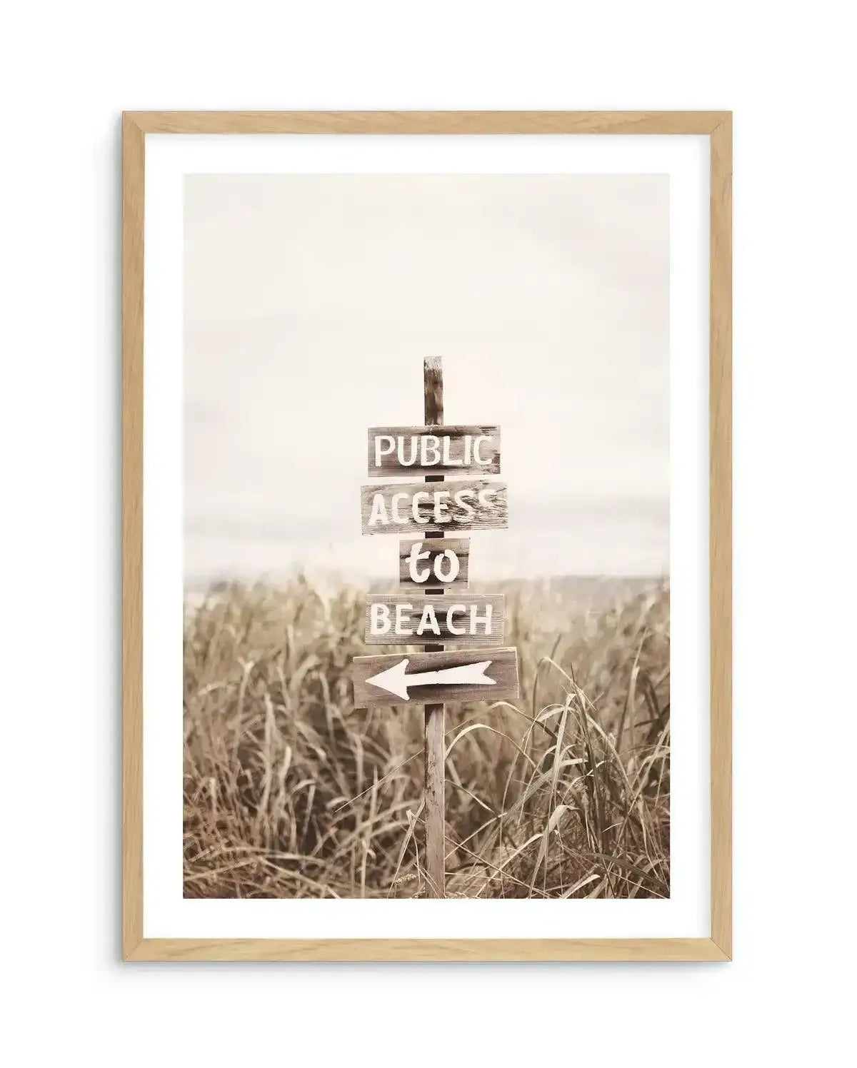 Public Access To Beach Art Print-PRINT-Olive et Oriel-Olive et Oriel-Buy-Australian-Art-Prints-Online-with-Olive-et-Oriel-Your-Artwork-Specialists-Austrailia-Decorate-With-Coastal-Photo-Wall-Art-Prints-From-Our-Beach-House-Artwork-Collection-Fine-Poster-and-Framed-Artwork