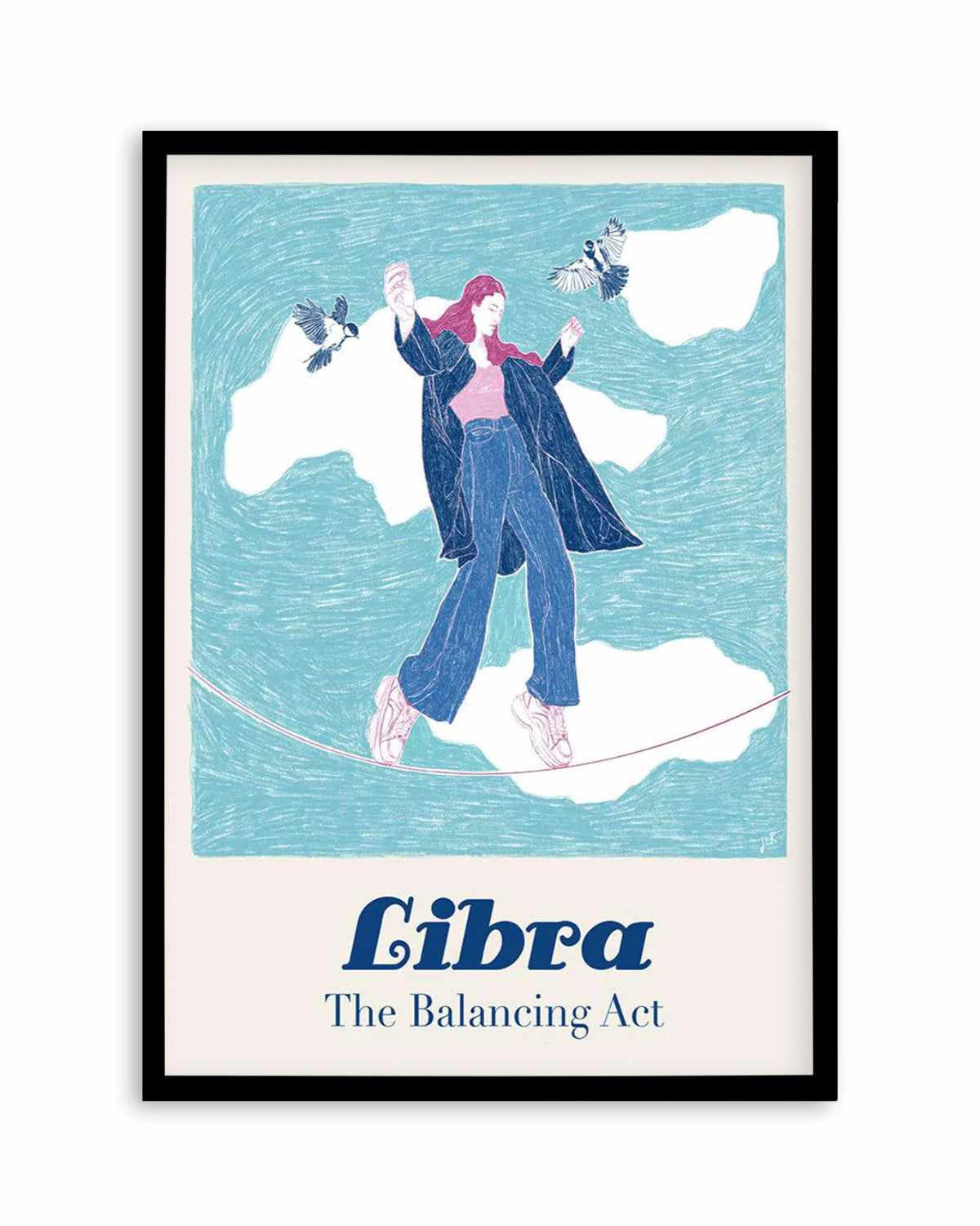 Libra By Jenny Liz Rome Art Print