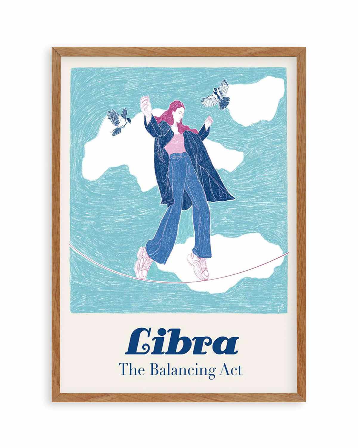 Libra By Jenny Liz Rome Art Print