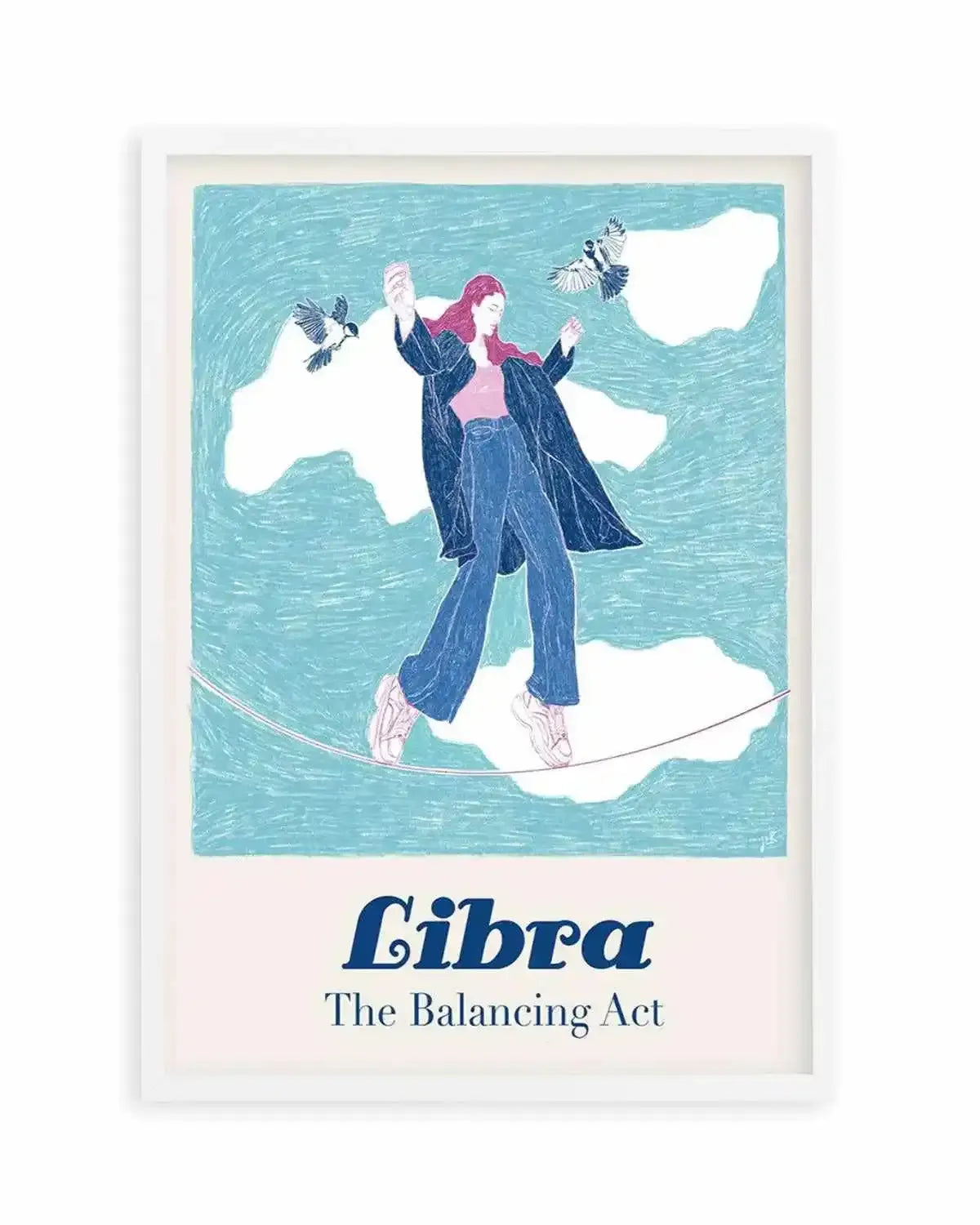 Libra By Jenny Liz Rome Art Print from Olive et Oriel where you can shop wallpaper and artworks online