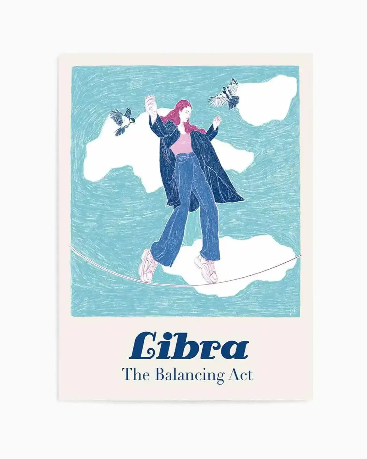 Libra By Jenny Liz Rome Art Print from Olive et Oriel where you can shop wallpaper and artworks online