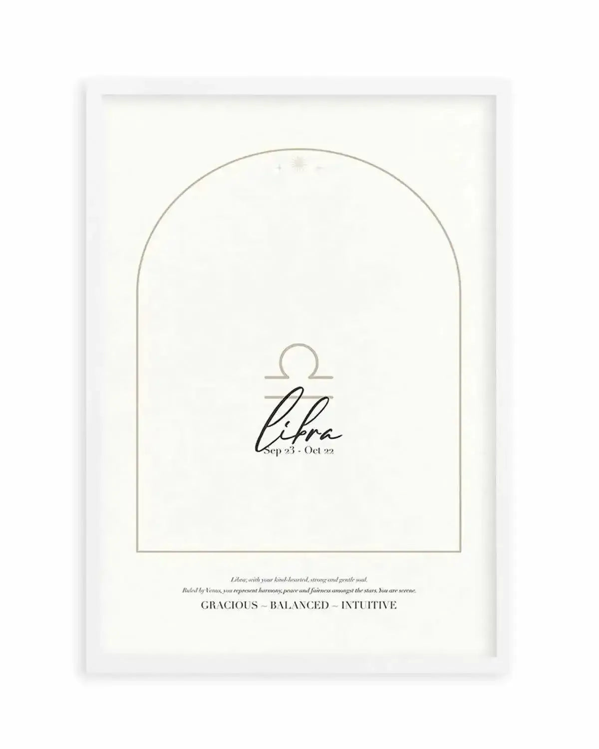 Libra Star Sign Art Print from Olive et Oriel where you can shop wallpaper and artworks online