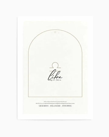 Libra Star Sign Art Print from Olive et Oriel where you can shop wallpaper and artworks online