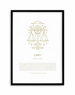 Libra | Celestial Zodiac Art Print