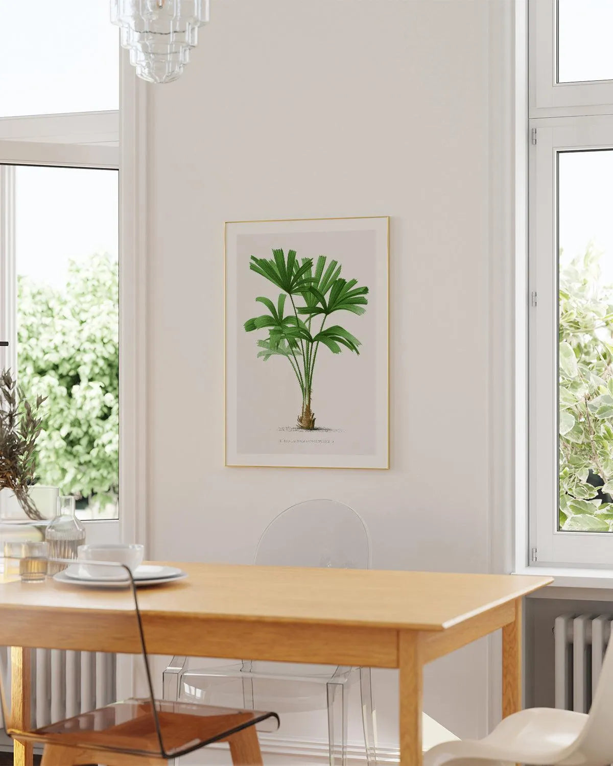 Licuala Spinosa Vintage Palm Poster Art Print from Olive et Oriel where you can shop wallpaper and artworks online