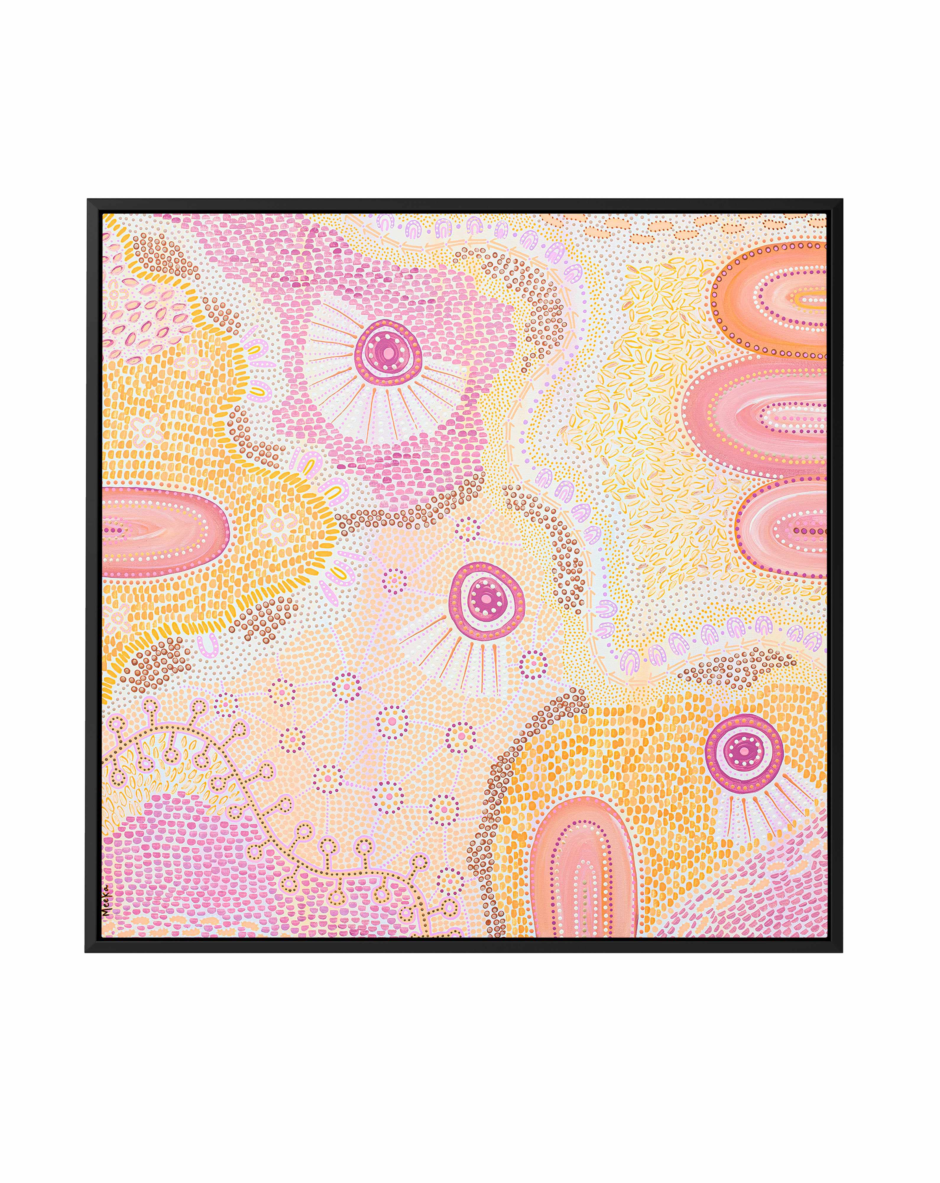 Life Interwoven by Domica Hill | Framed Canvas Art Print