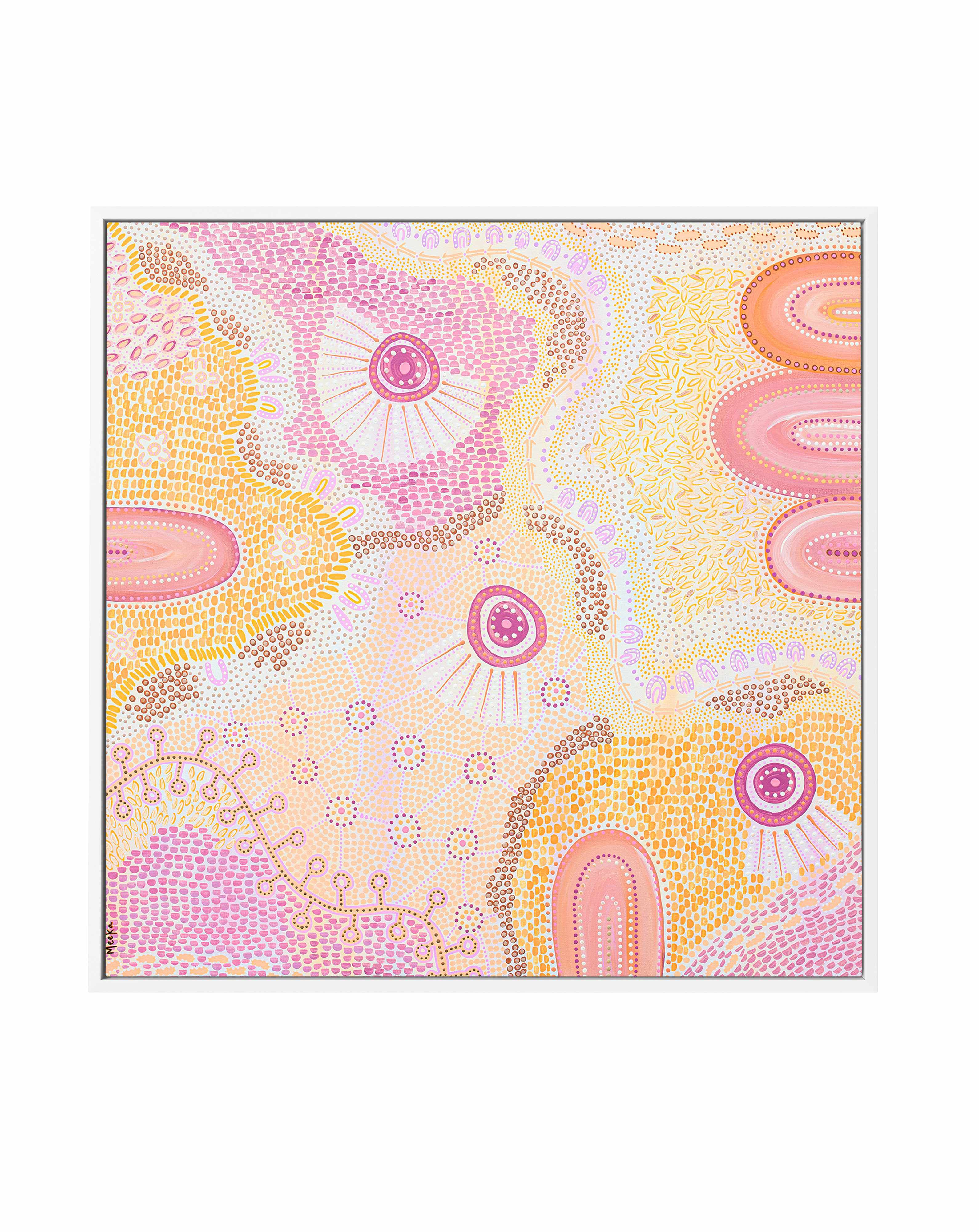 Life Interwoven by Domica Hill | Framed Canvas Art Print