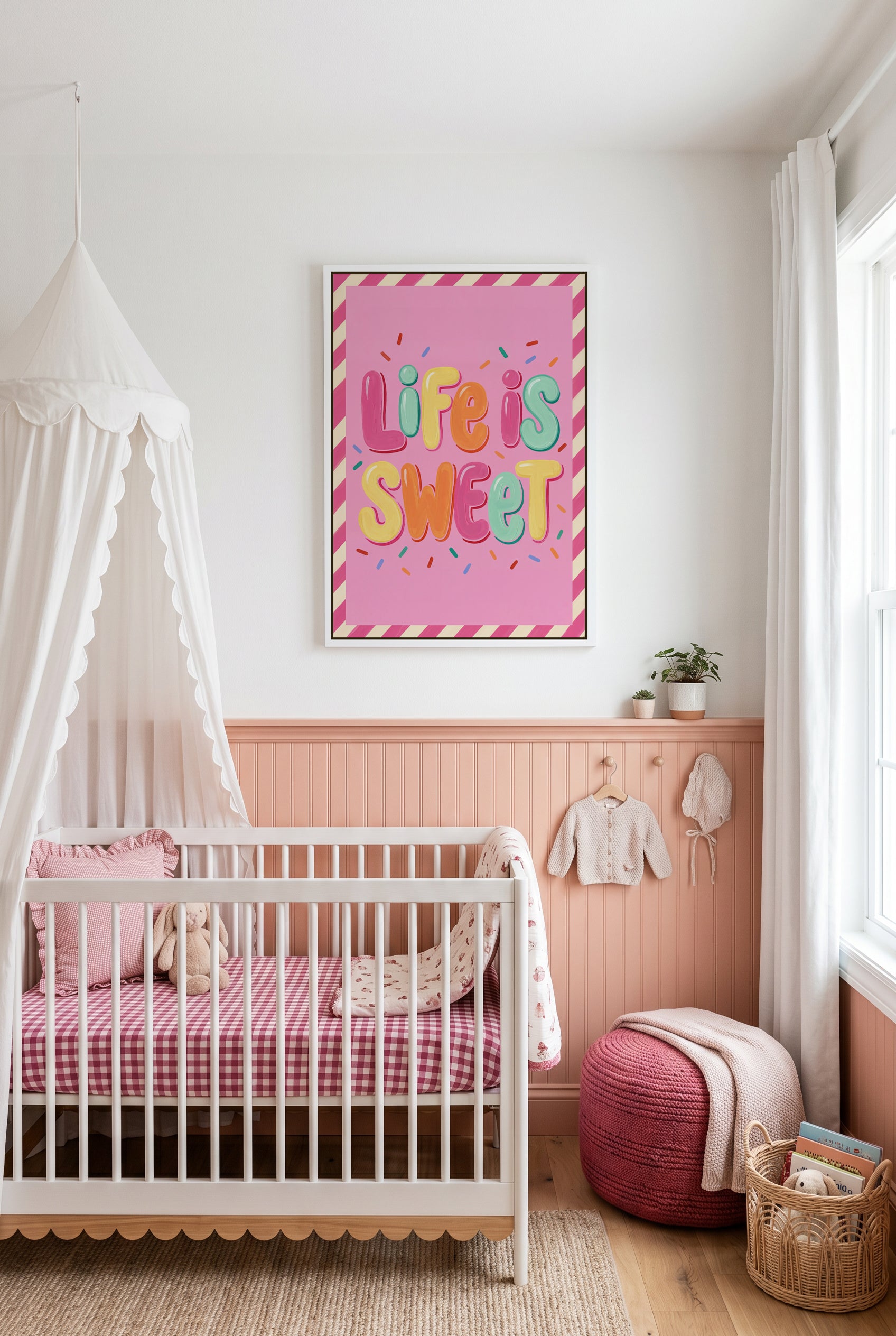 Life Is Sweet | Framed Canvas Art Print