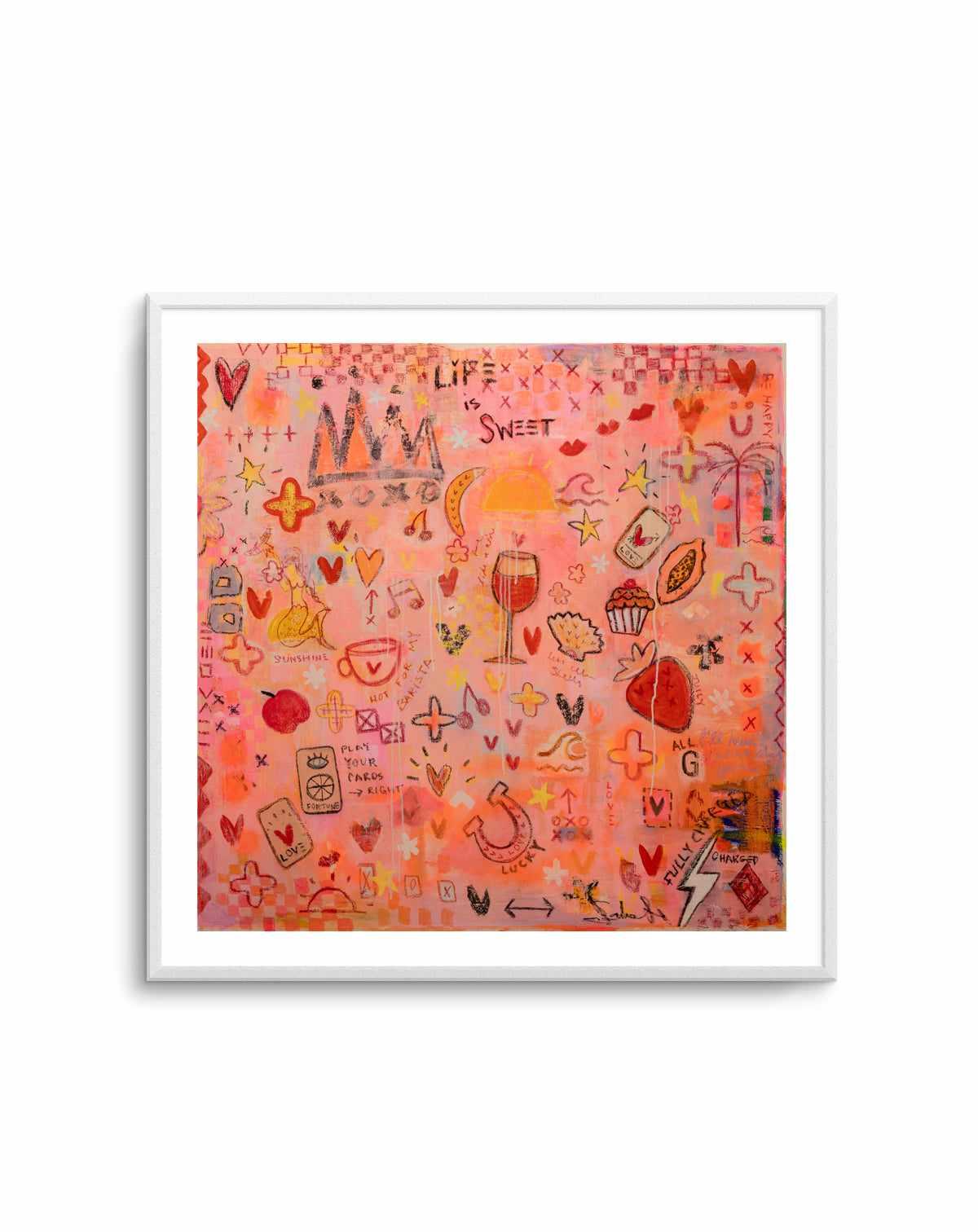 Life Is Sweet by Jackie Green | Art Print from Olive et Oriel where you can shop wallpaper and artworks online
