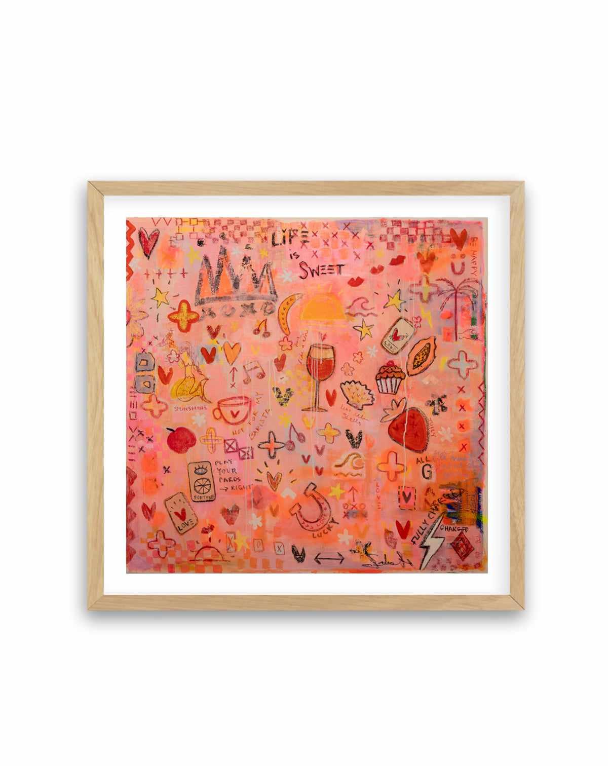 Life Is Sweet by Jackie Green | Art Print from Olive et Oriel where you can shop wallpaper and artworks online