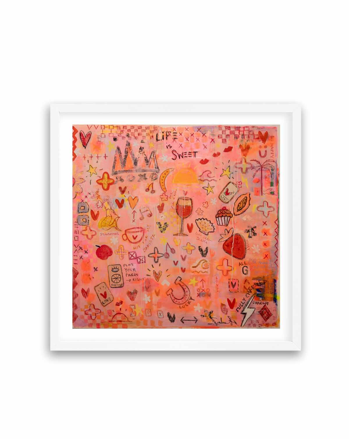 Life Is Sweet by Jackie Green | Art Print from Olive et Oriel where you can shop wallpaper and artworks online