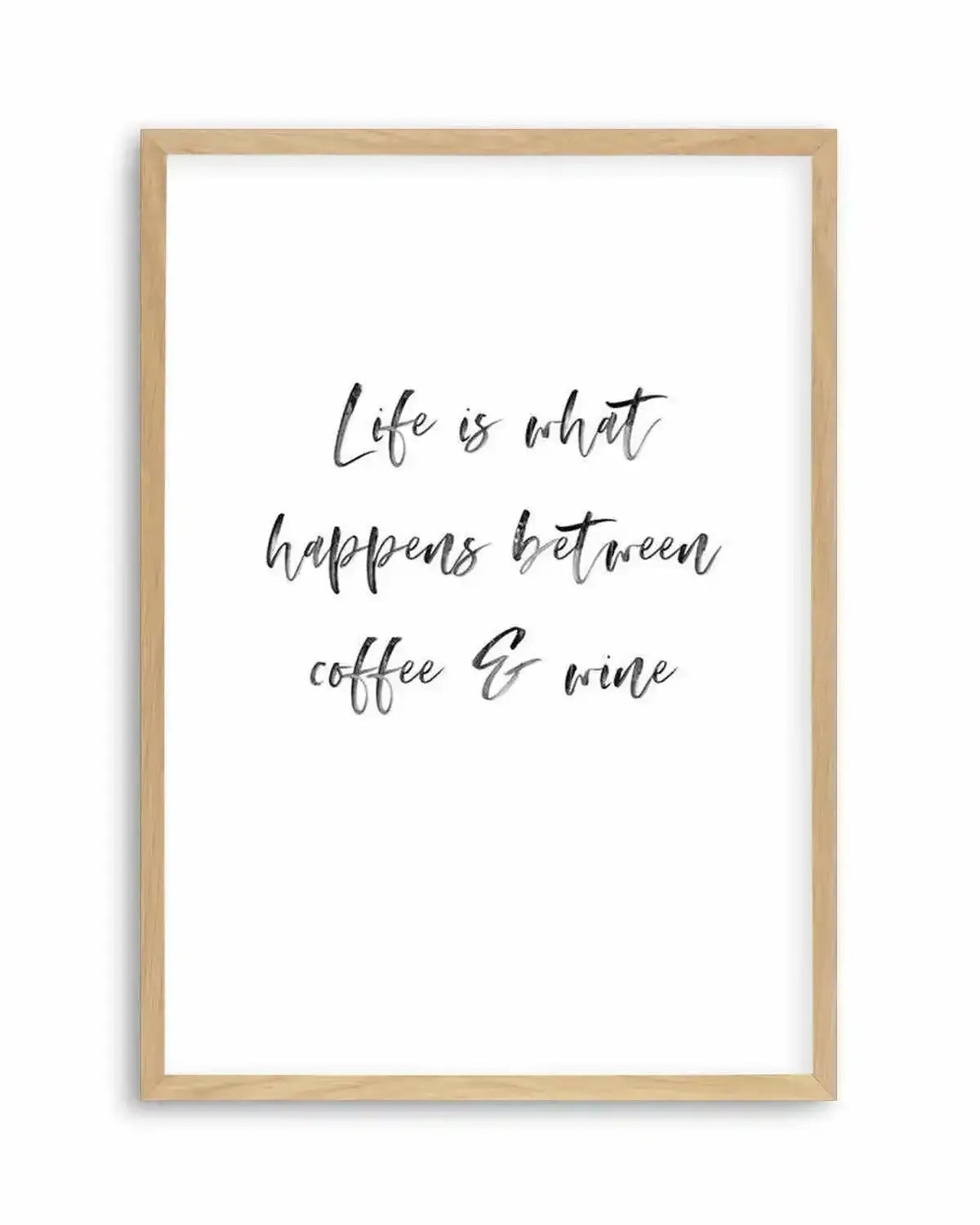 Life Is What Happens... Art Print from Olive et Oriel where you can shop wallpaper and artworks online