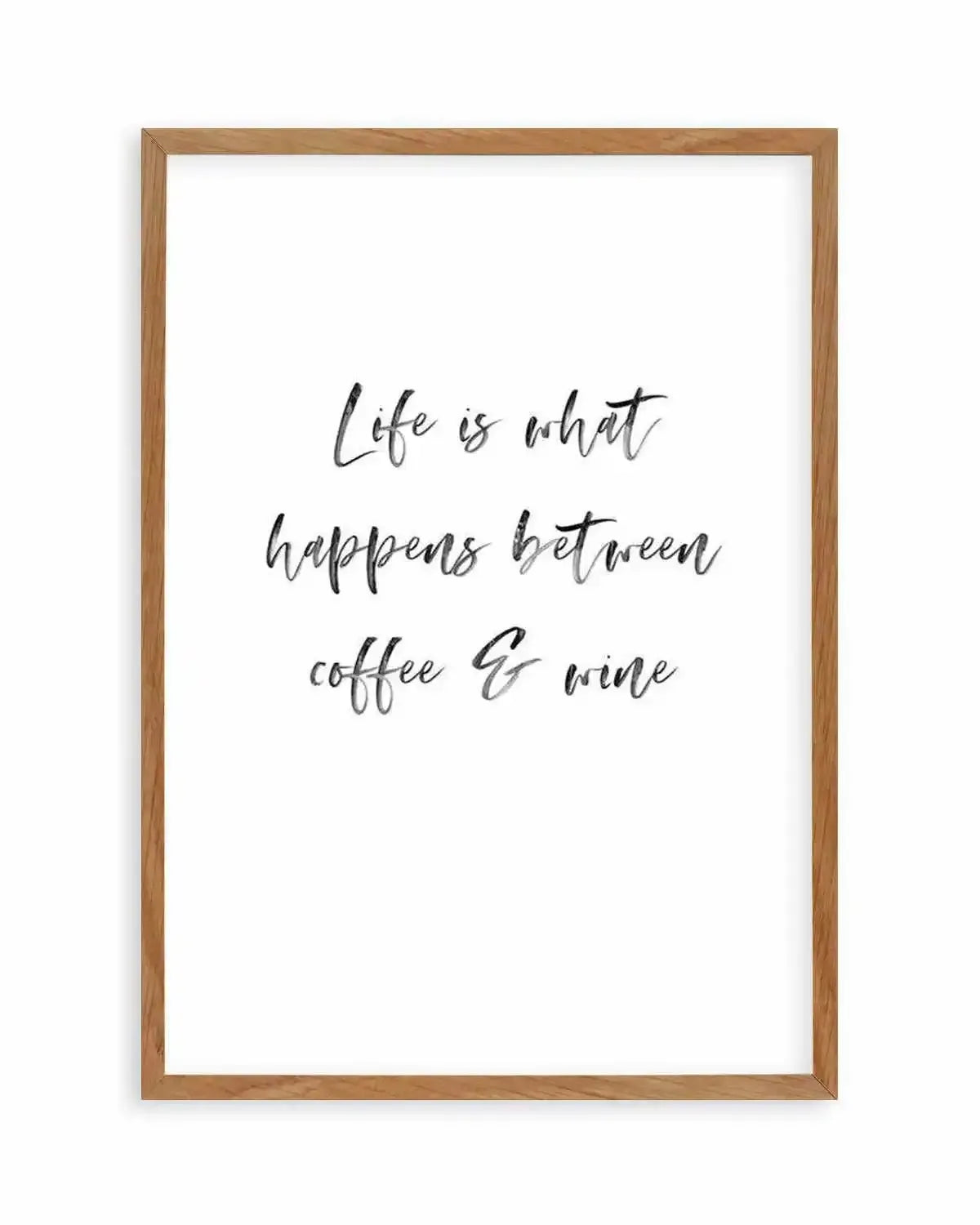Life Is What Happens... Art Print from Olive et Oriel where you can shop wallpaper and artworks online