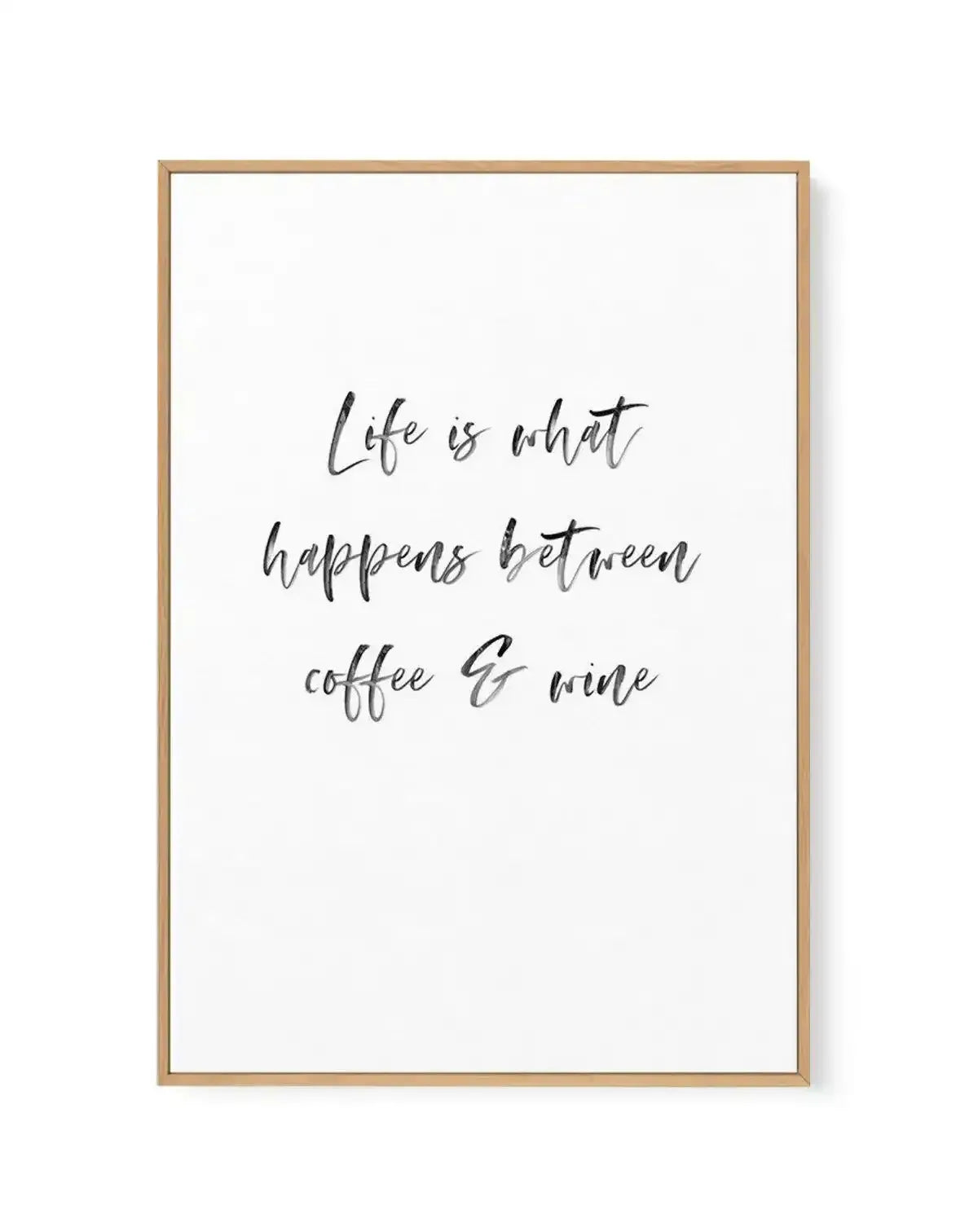Life Is What Happens... | Framed Canvas-CANVAS-You can shop wall art online with Olive et Oriel for everything from abstract art to fun kids wall art. Our beautiful modern art prints and canvas art are available from large canvas prints to wall art paintings and our proudly Australian artwork collection offers only the highest quality framed large wall art and canvas art Australia - You can buy fashion photography prints or Hampton print posters and paintings on canvas from Olive et Oriel and ha