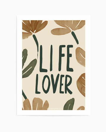 Lifelover | Art Print from Olive et Oriel where you can shop wallpaper and artworks online