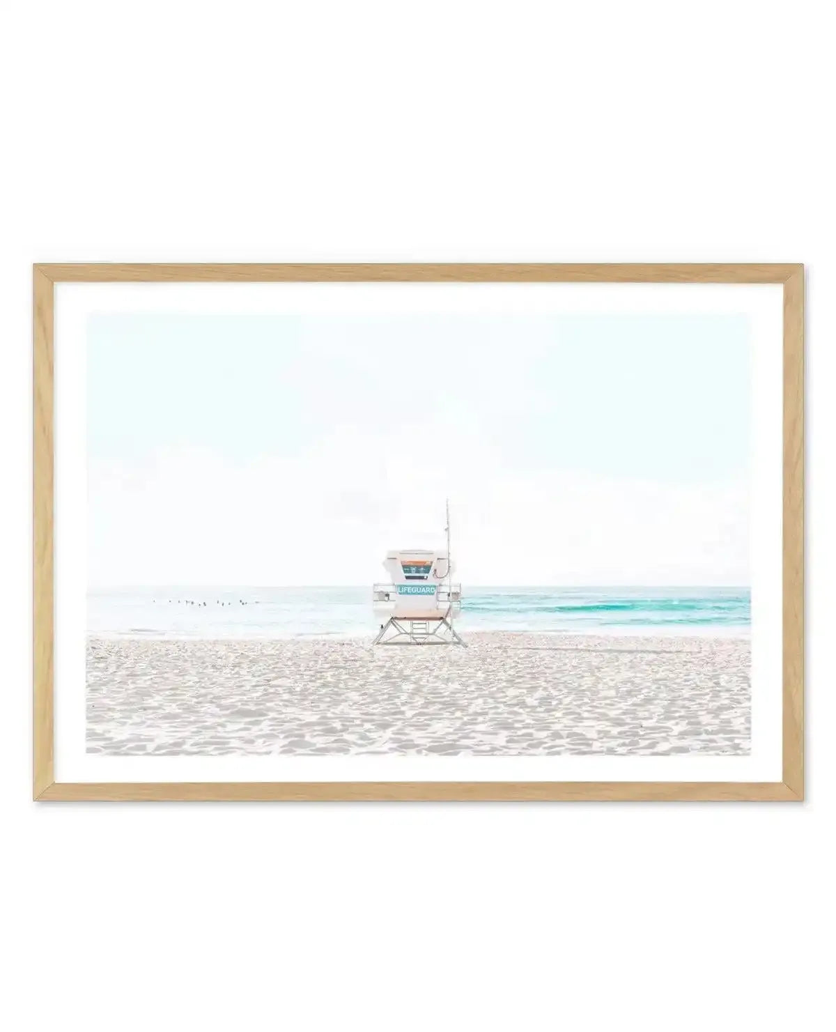 Lifeguard Tower | Bondi Art Print-PRINT-Olive et Oriel-Olive et Oriel-A5 | 5.8" x 8.3" | 14.8 x 21cm-Oak-With White Border-Buy-Australian-Art-Prints-Online-with-Olive-et-Oriel-Your-Artwork-Specialists-Austrailia-Decorate-With-Coastal-Photo-Wall-Art-Prints-From-Our-Beach-House-Artwork-Collection-Fine-Poster-and-Framed-Artwork