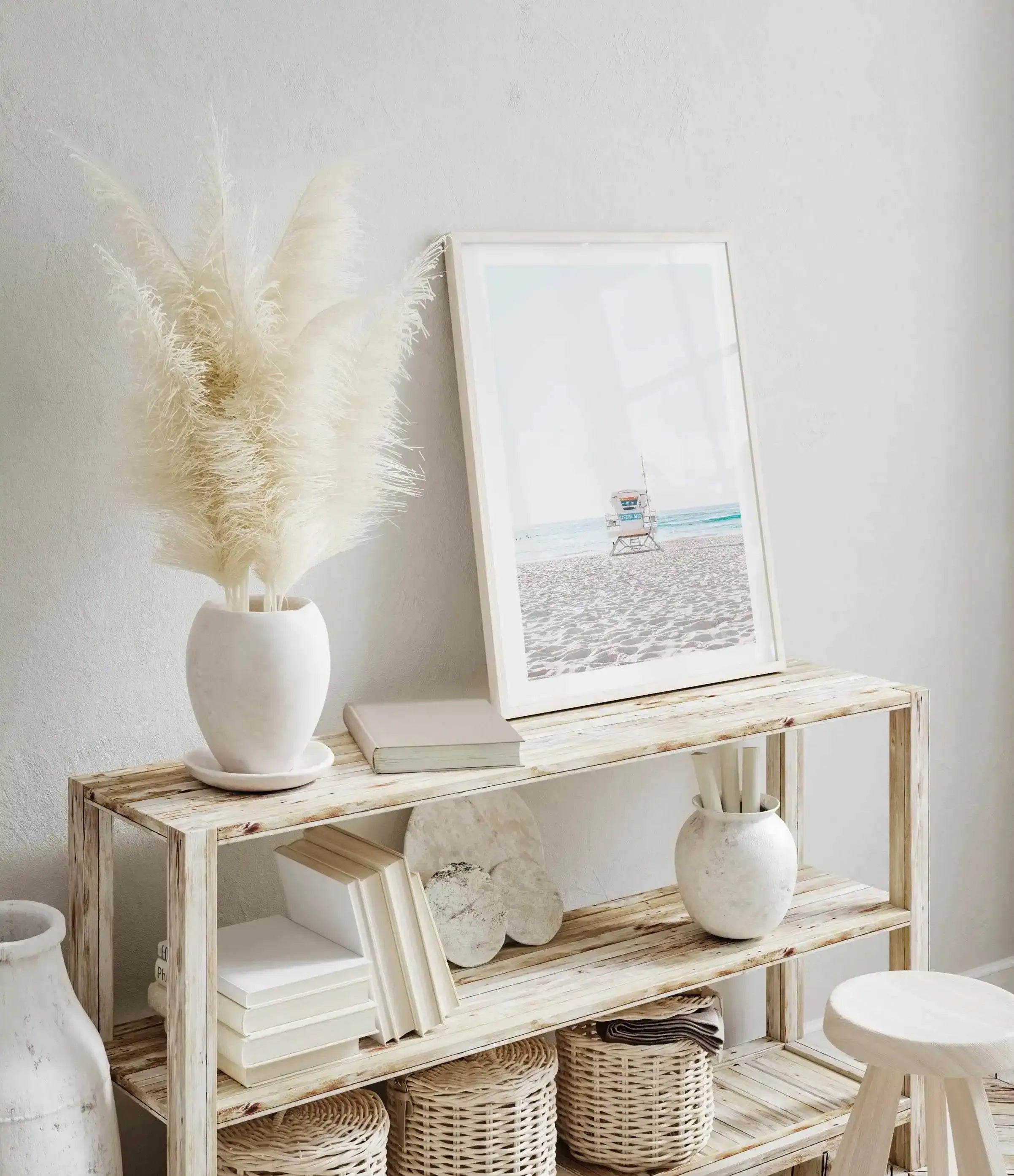 Lifeguard Tower, Bondi PT Art Print-PRINT-Olive et Oriel-Olive et Oriel-Buy-Australian-Art-Prints-Online-with-Olive-et-Oriel-Your-Artwork-Specialists-Austrailia-Decorate-With-Coastal-Photo-Wall-Art-Prints-From-Our-Beach-House-Artwork-Collection-Fine-Poster-and-Framed-Artwork