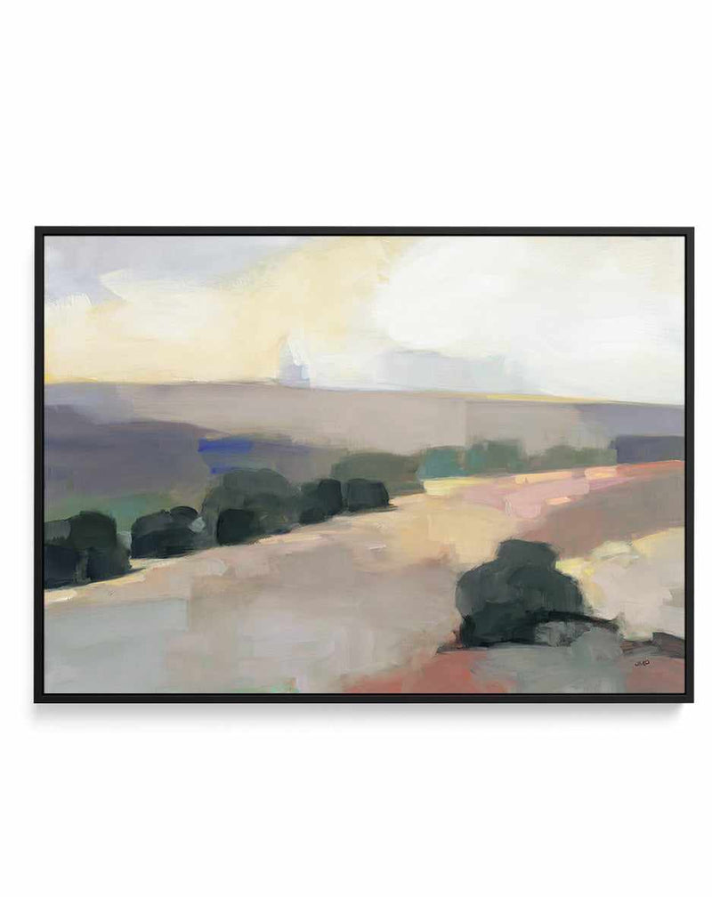 Light In The Valley | Framed Canvas Art Print