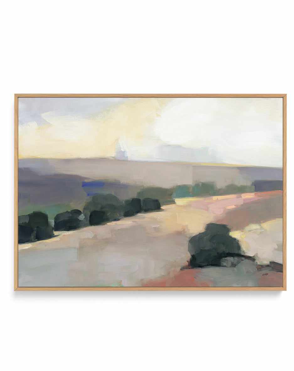 Light In The Valley | Framed Canvas Art Print