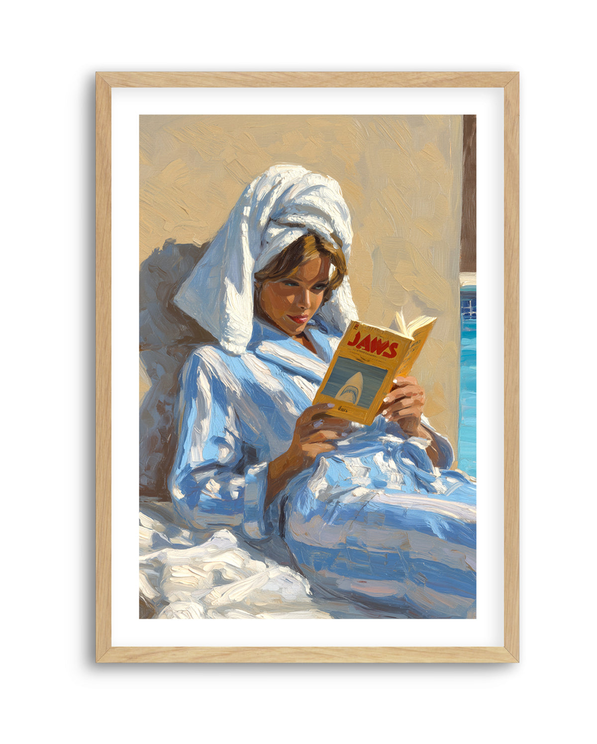 Light Reading | Art Print from Olive et Oriel where you can shop wallpaper and artworks online