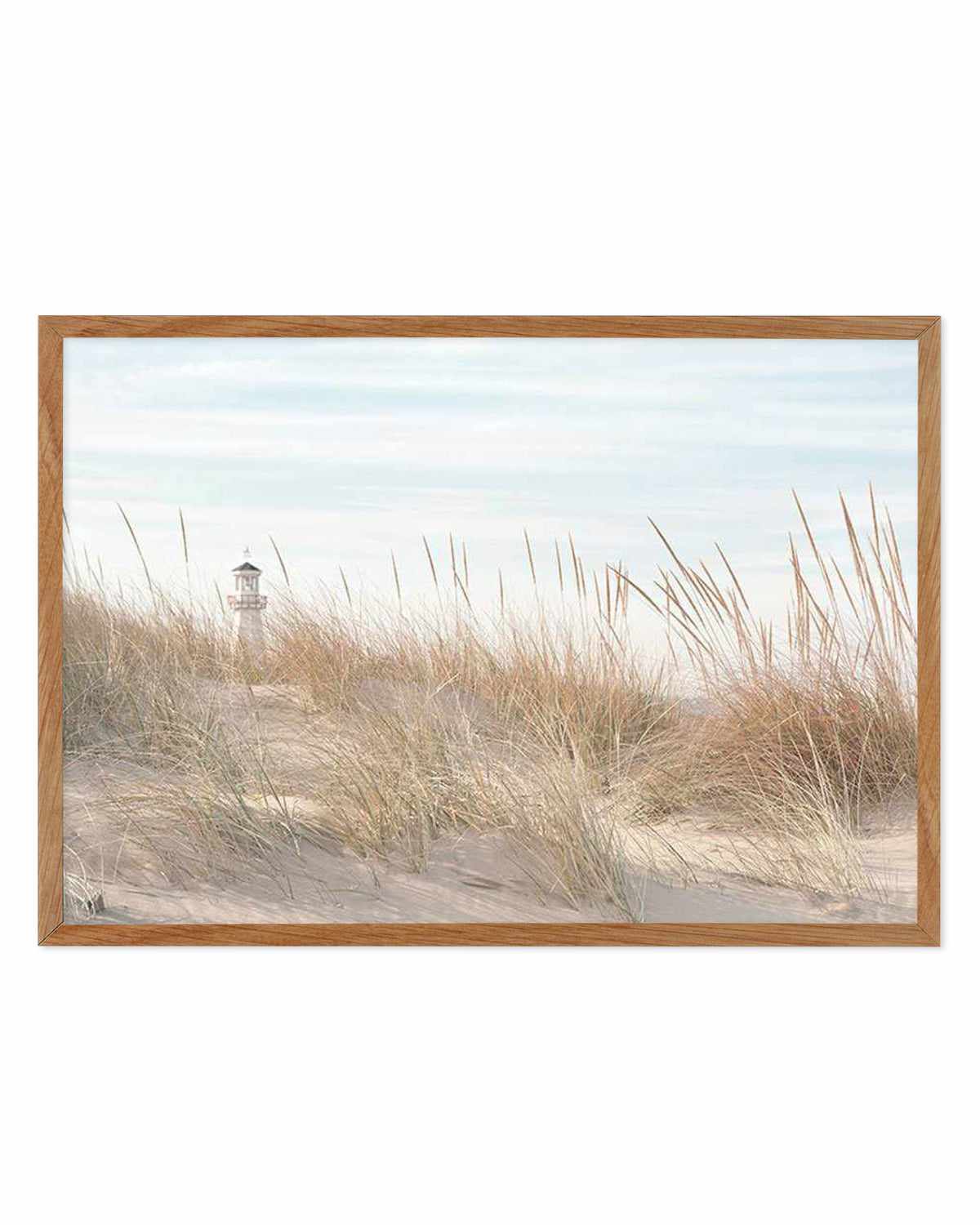 Lighthouse in the Dunes Art Print