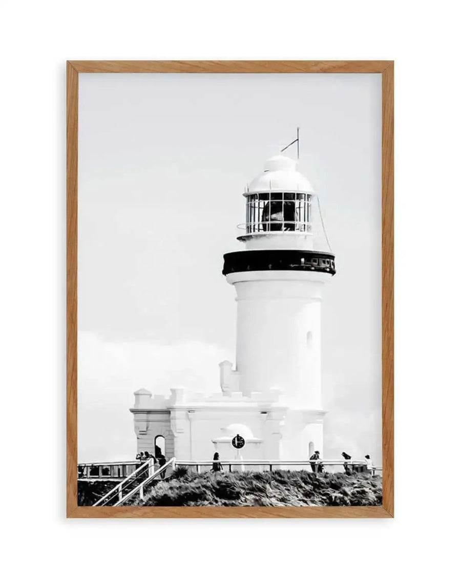 Lighthouse, Byron Bay  PT Art Print art print, framed