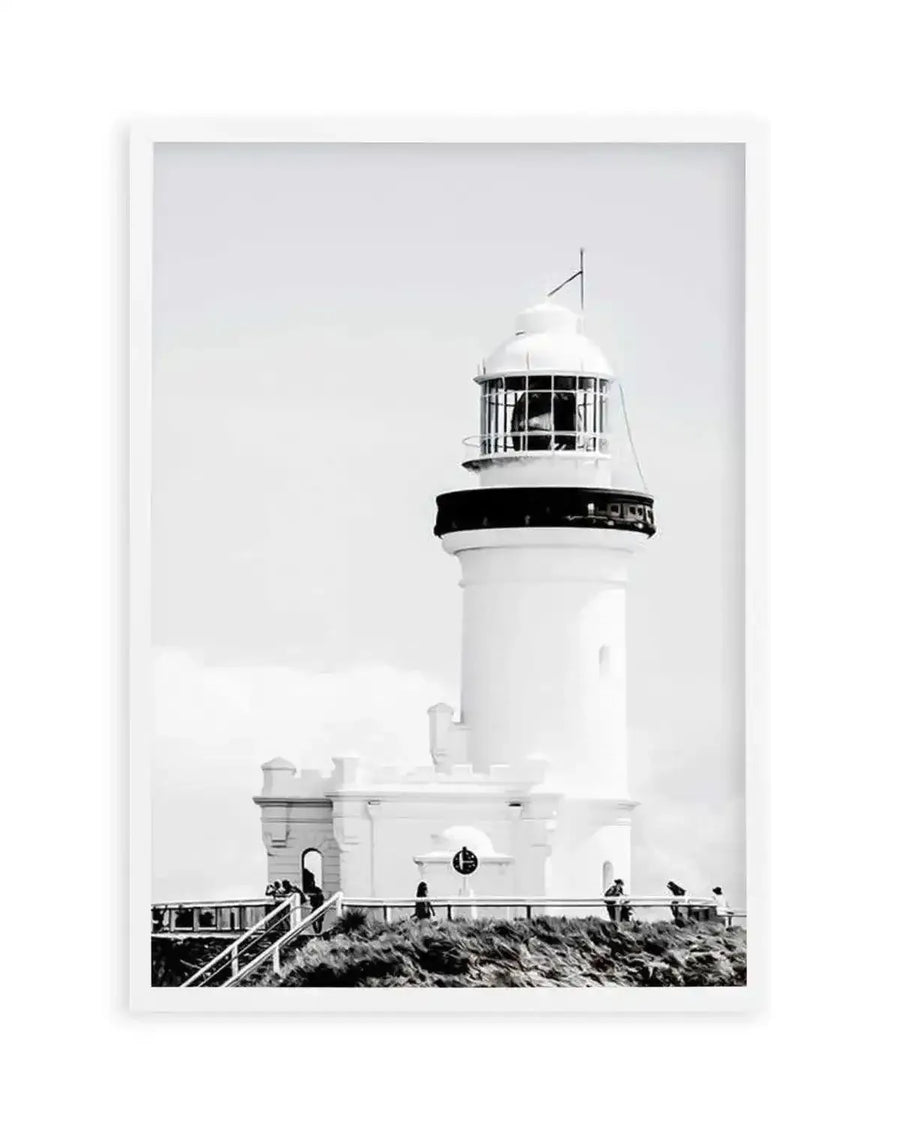 Lighthouse, Byron Bay  PT Art Print art print, framed