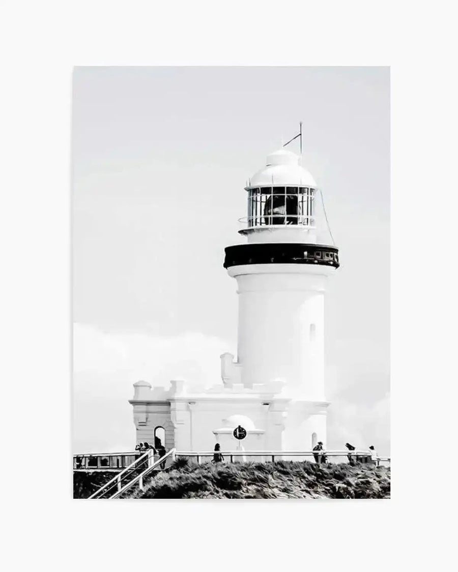 Lighthouse, Byron Bay  PT Art Print art print, framed